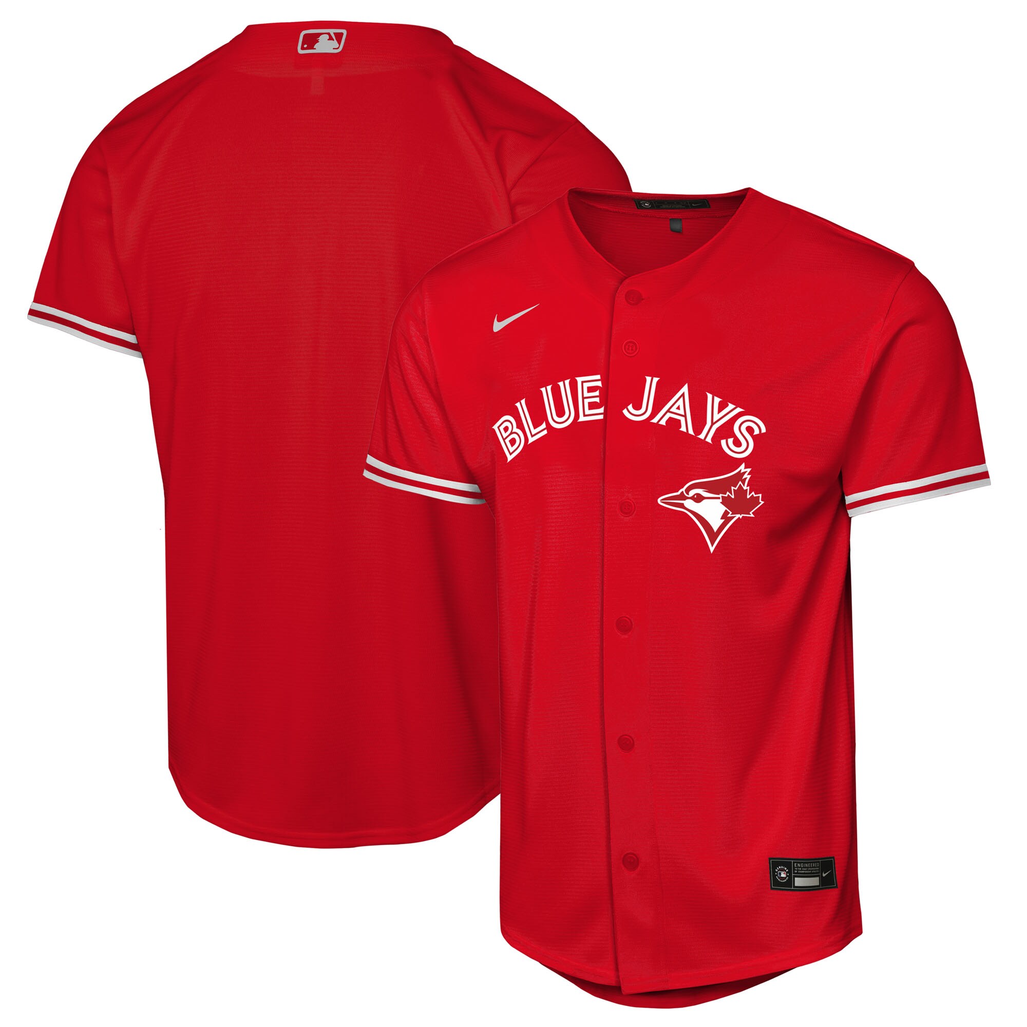Toronto Blue Jays Youth Canada Day Replica Jersey - Red