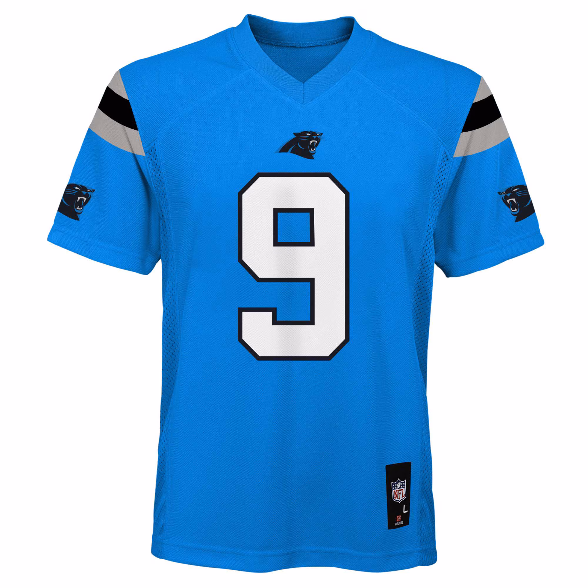 Bryce Young Carolina Panthers Youth Replica Player Jersey - Black