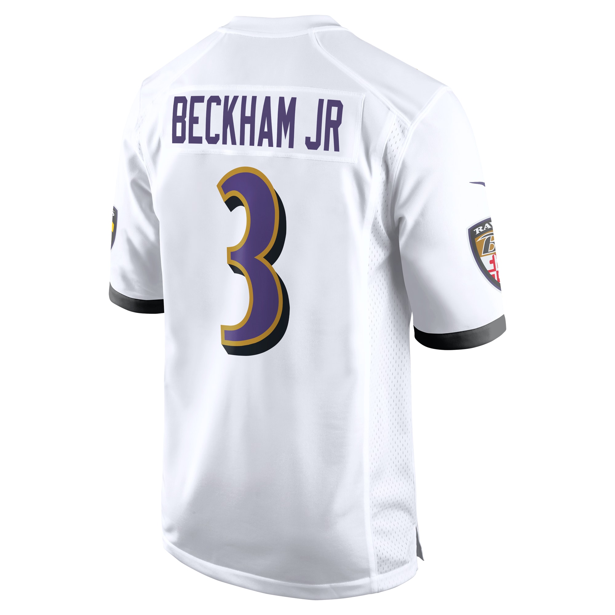 Odell Beckham Jr. Baltimore Ravens  Game Jersey - White