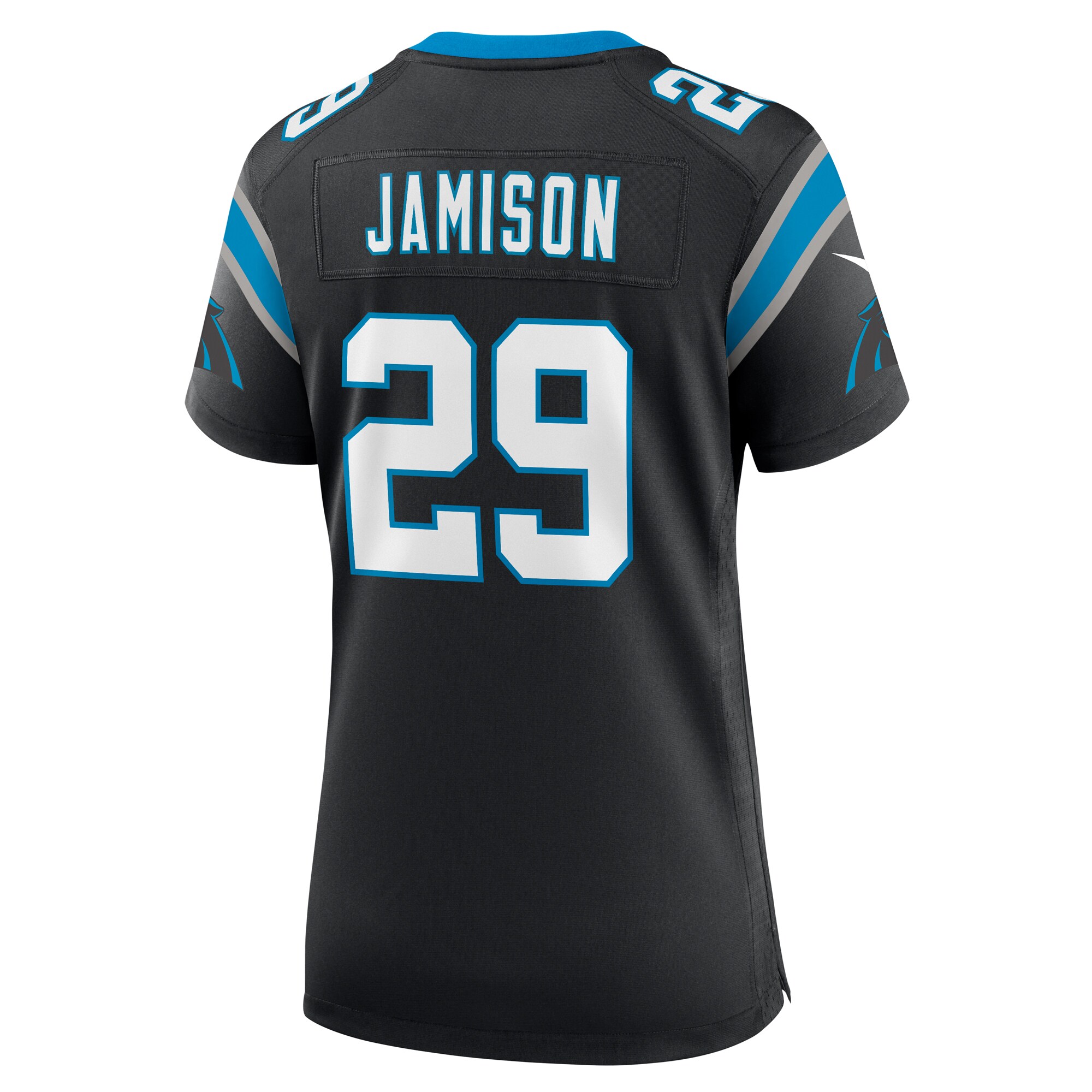 D'Shawn Jamison Carolina Panthers Women's Team Game Jersey -  Black