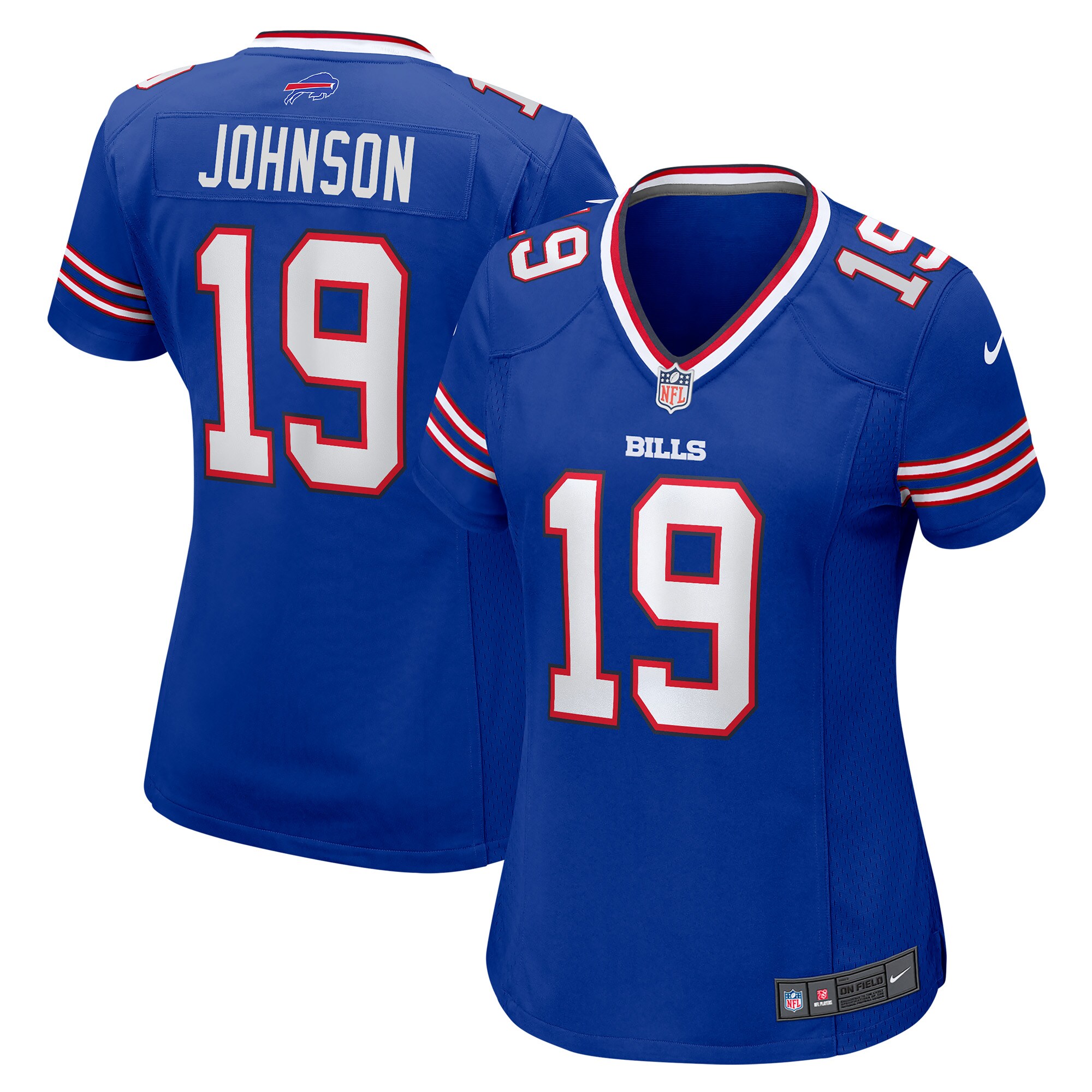KeeSean Johnson Buffalo Bills  Women's Home Game Player Jersey - Royal