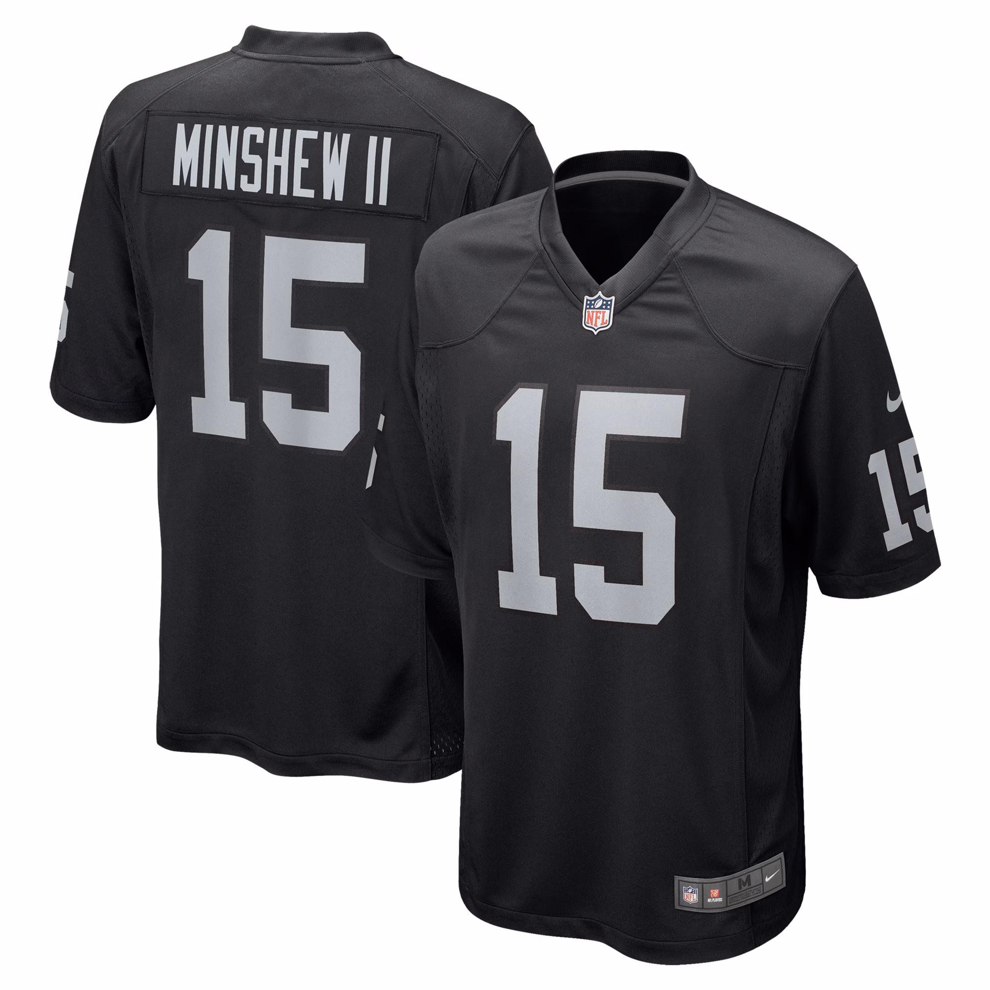 Gardner Minshew II Las Vegas Raiders Team Game Jersey -  Black