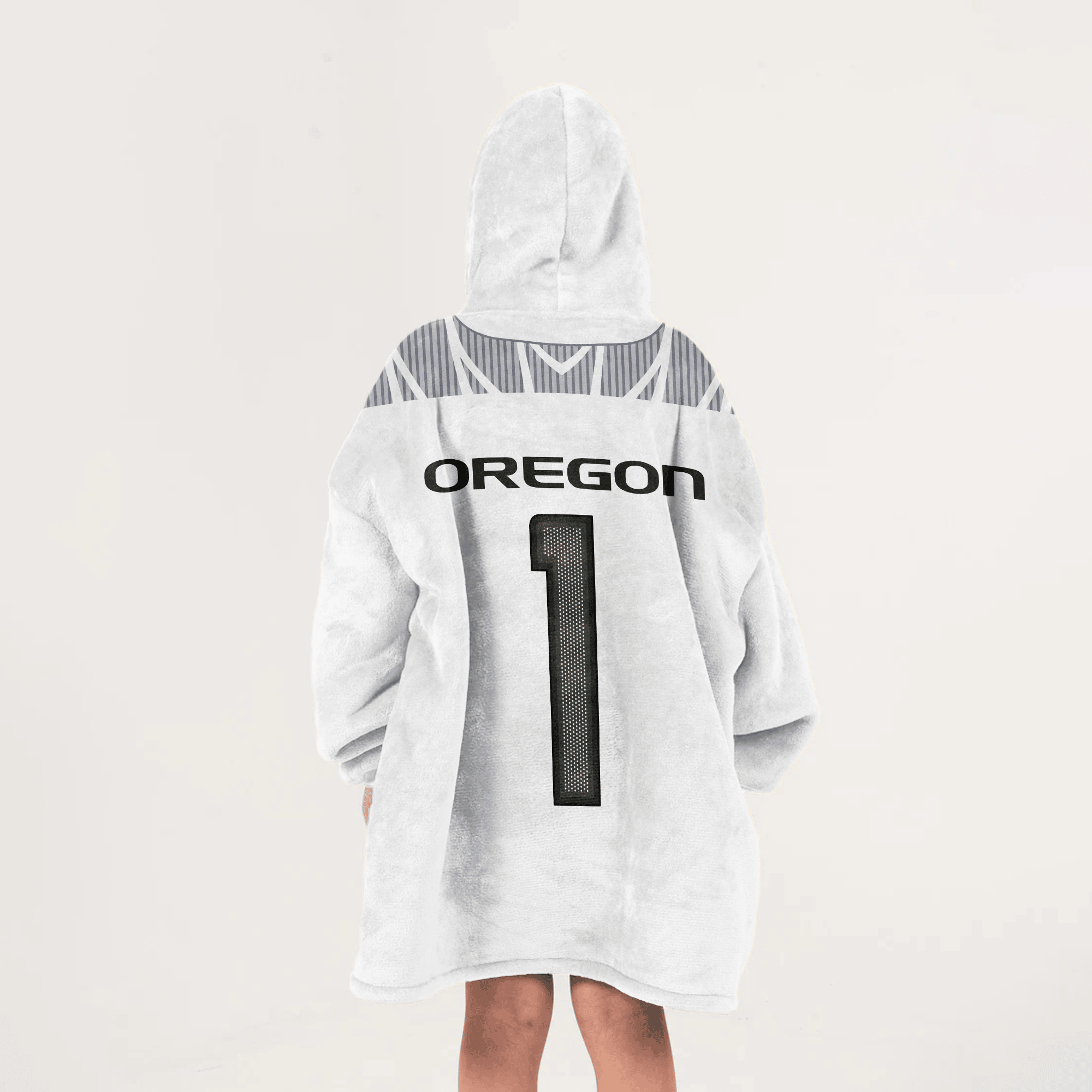 Kid #1 Oregon Football Unisex Blanket Hoodie