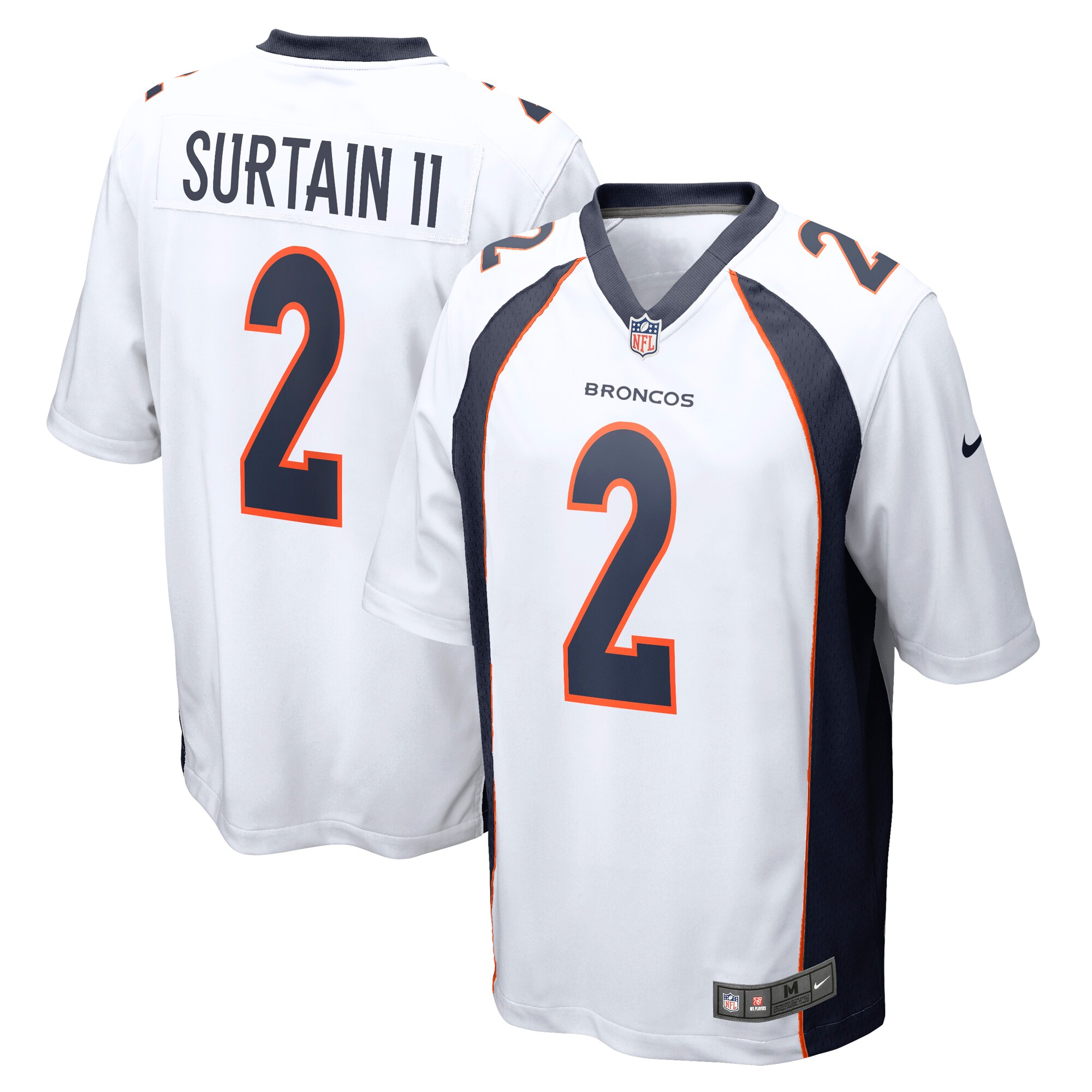 Patrick Surtain II Denver Broncos  Game Jersey - White