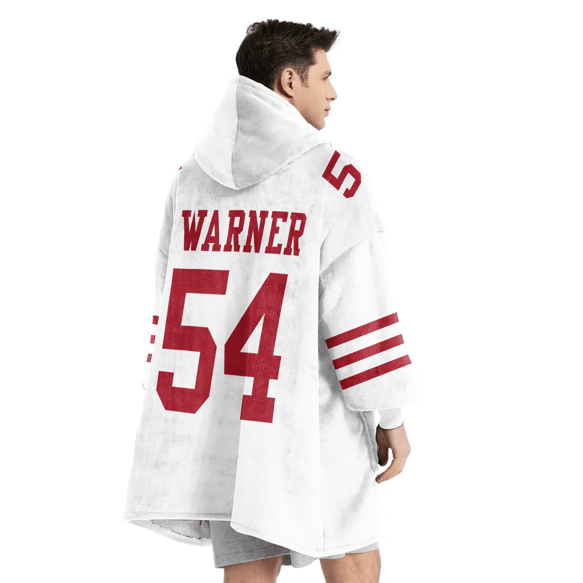 Adult F.W 54 San Francisco 49ers Football Unisex Blanket Hoodie