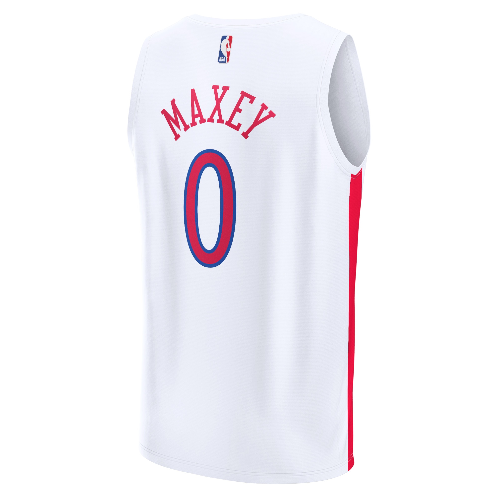 Tyrese Maxey Philadelphia 76ers  2022/23 Fastbreak Jersey - City Edition - White