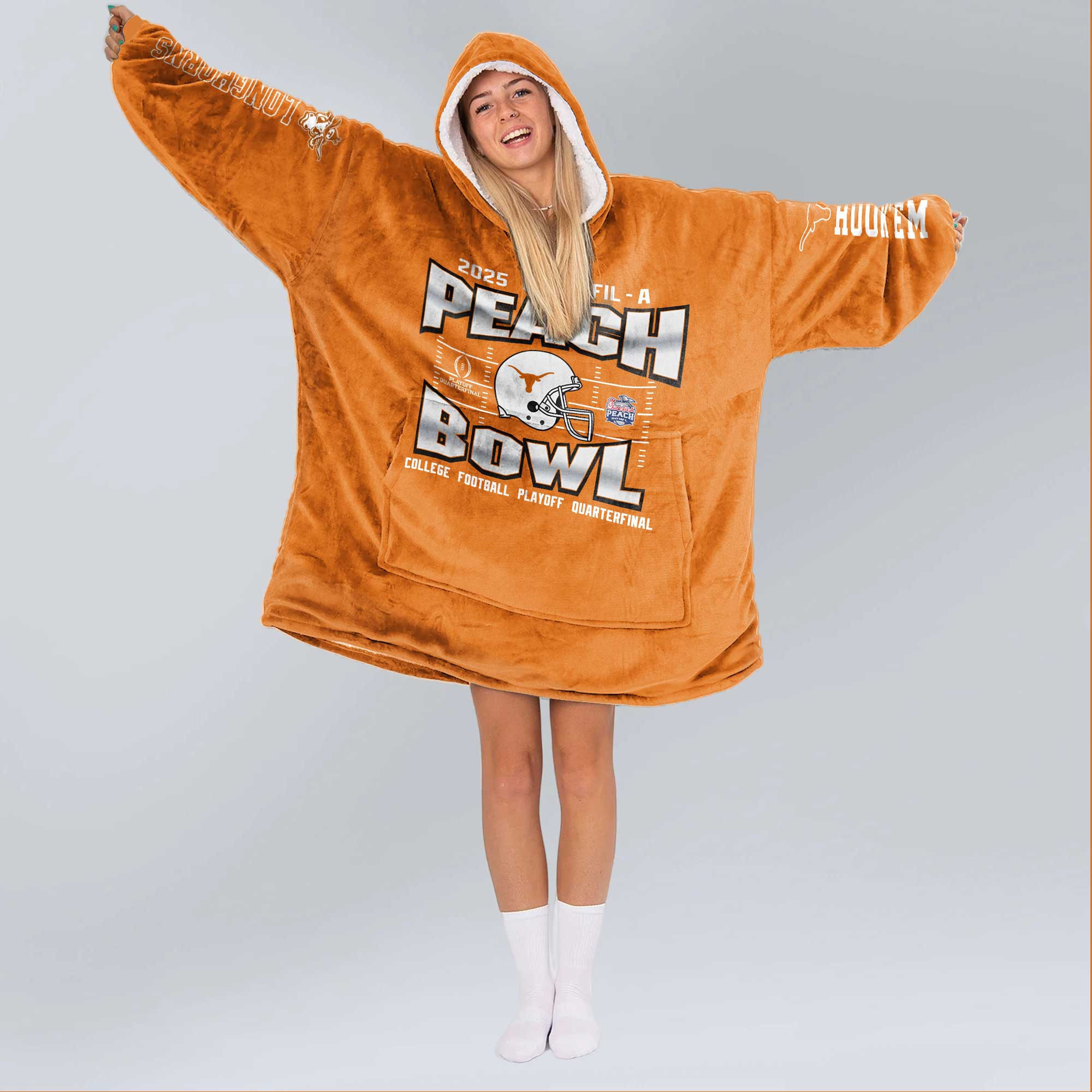 Adult Champions Texas Football Unisex Blanket Hoodie