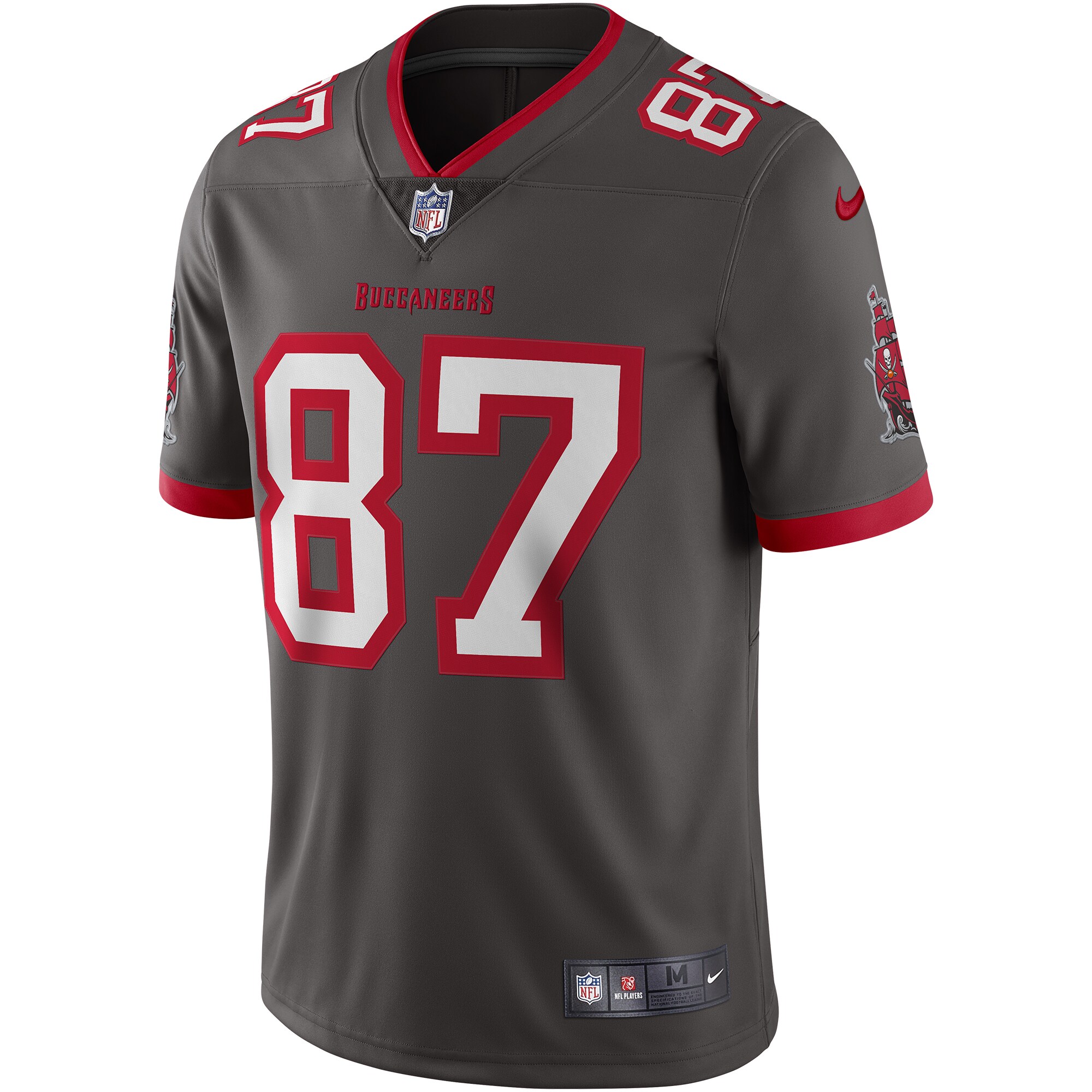 Rob Gronkowski Tampa Bay Buccaneers  Alternate Vapor Limited Jersey - Pewter