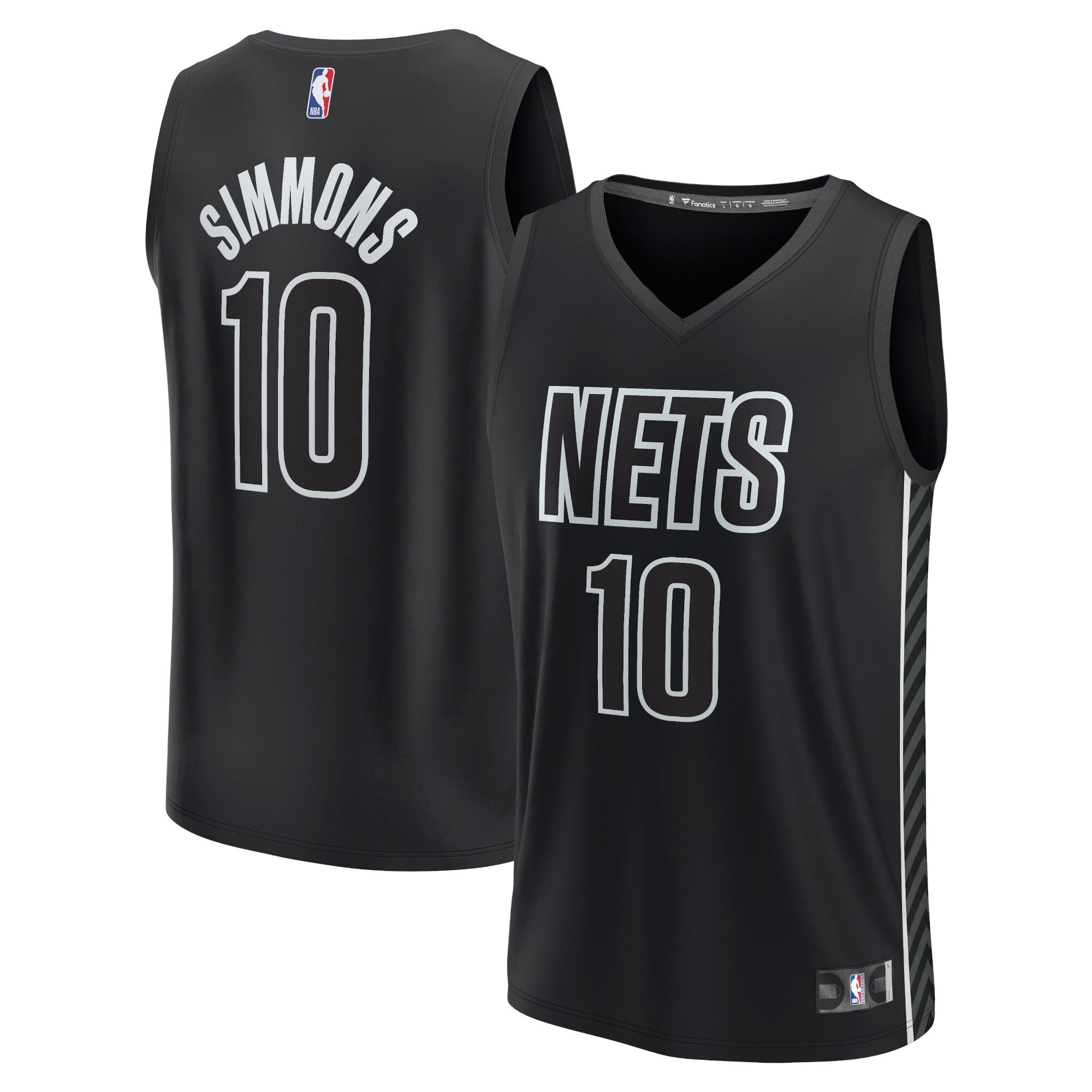 Ben Simmons Brooklyn Nets  Youth Fast Break Player Jersey - Statement Edition - Black
