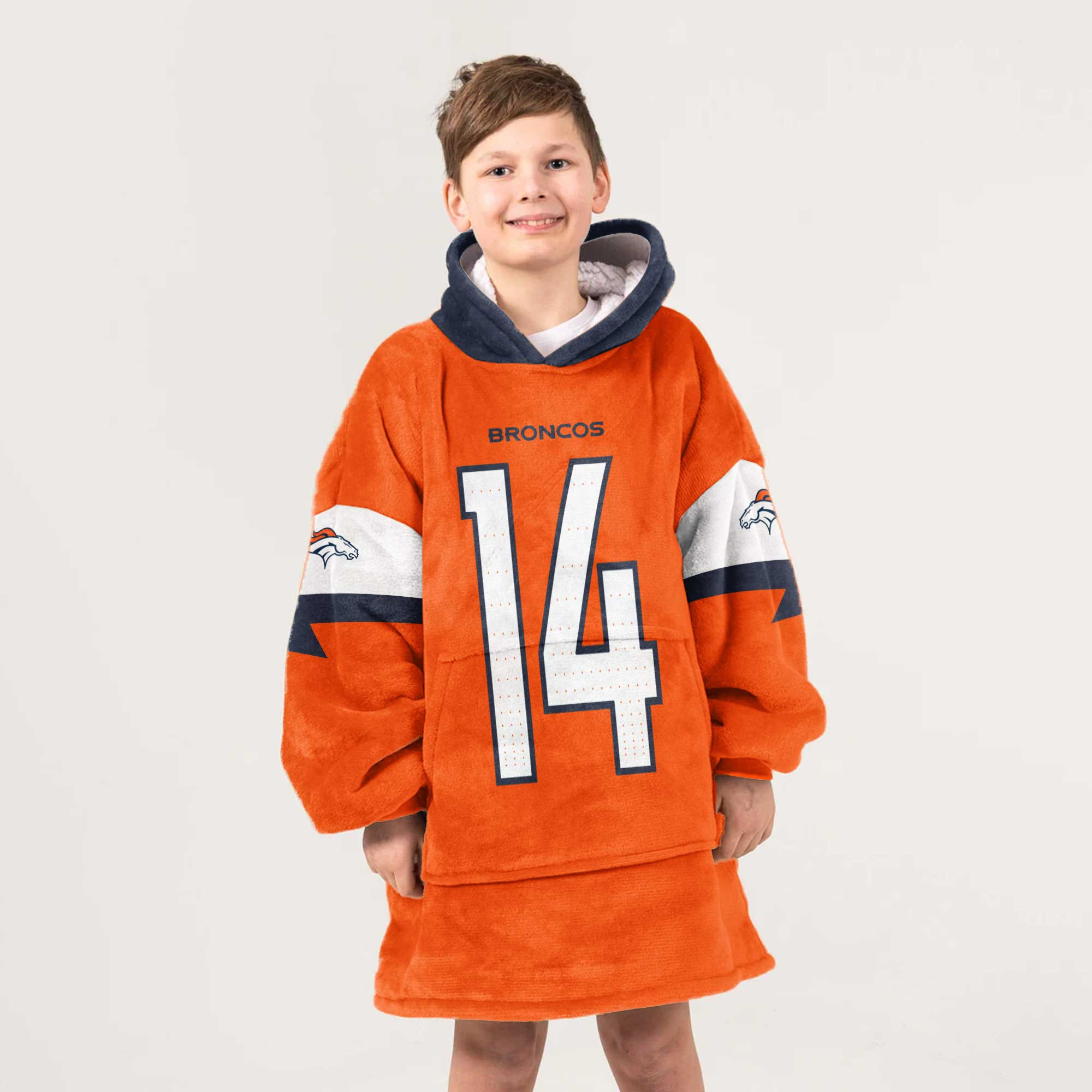 Kid C.S 14 Denver Football Unisex Blanket Hoodie