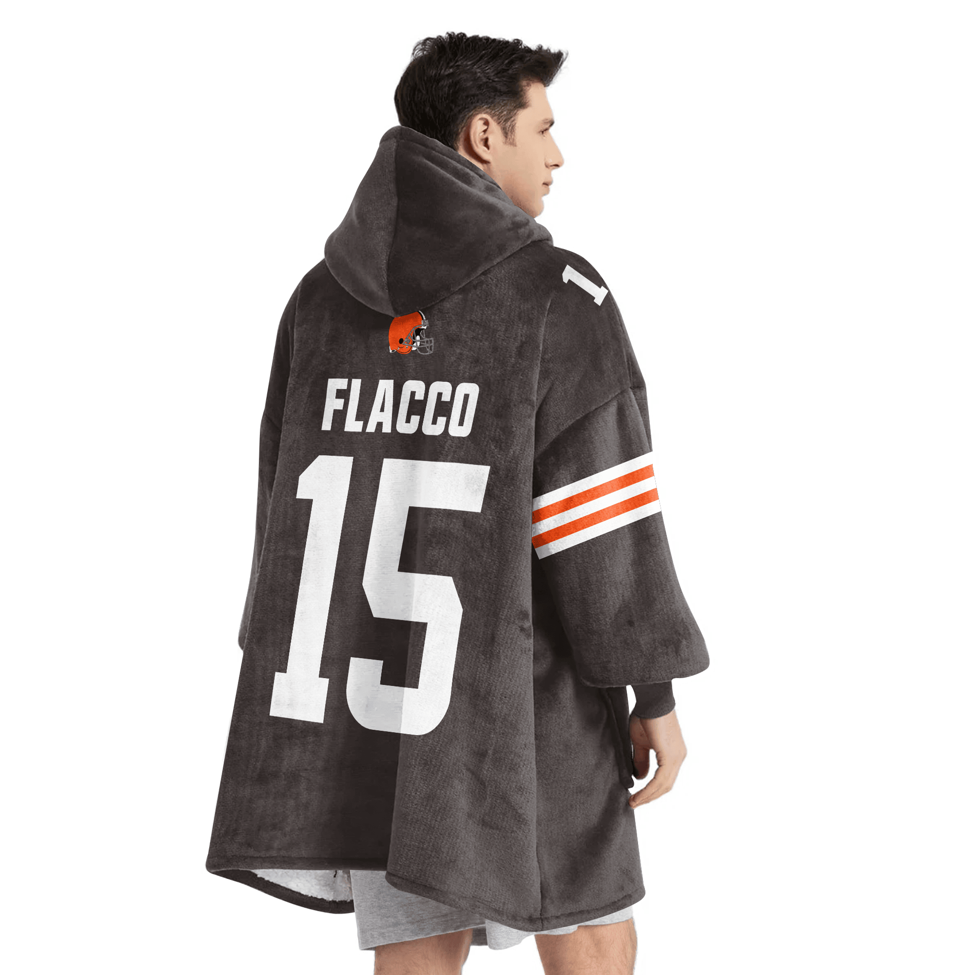 Captain J.F 15 Cleveland Football Unisex Blanket Hoodie
