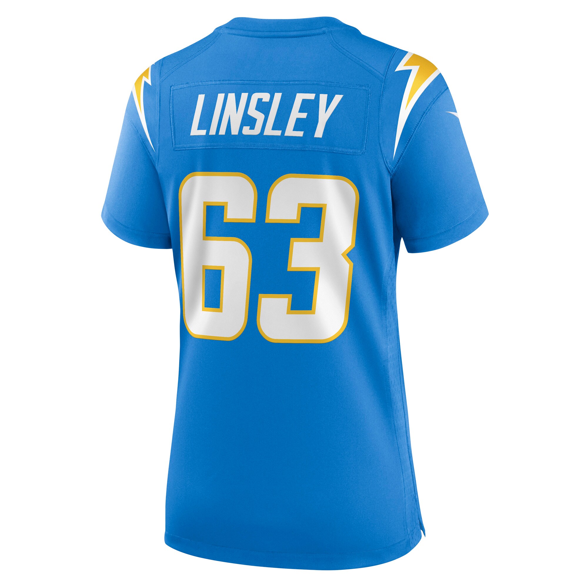 Corey Linsley Los Angeles Chargers Women's Game Player Jersey - Powder Blue