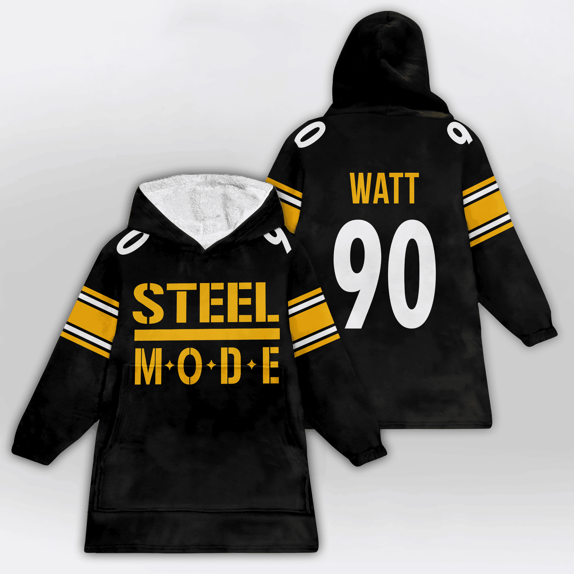 Kid 90 Pittsburgh Football Unisex Blanket Hoodie