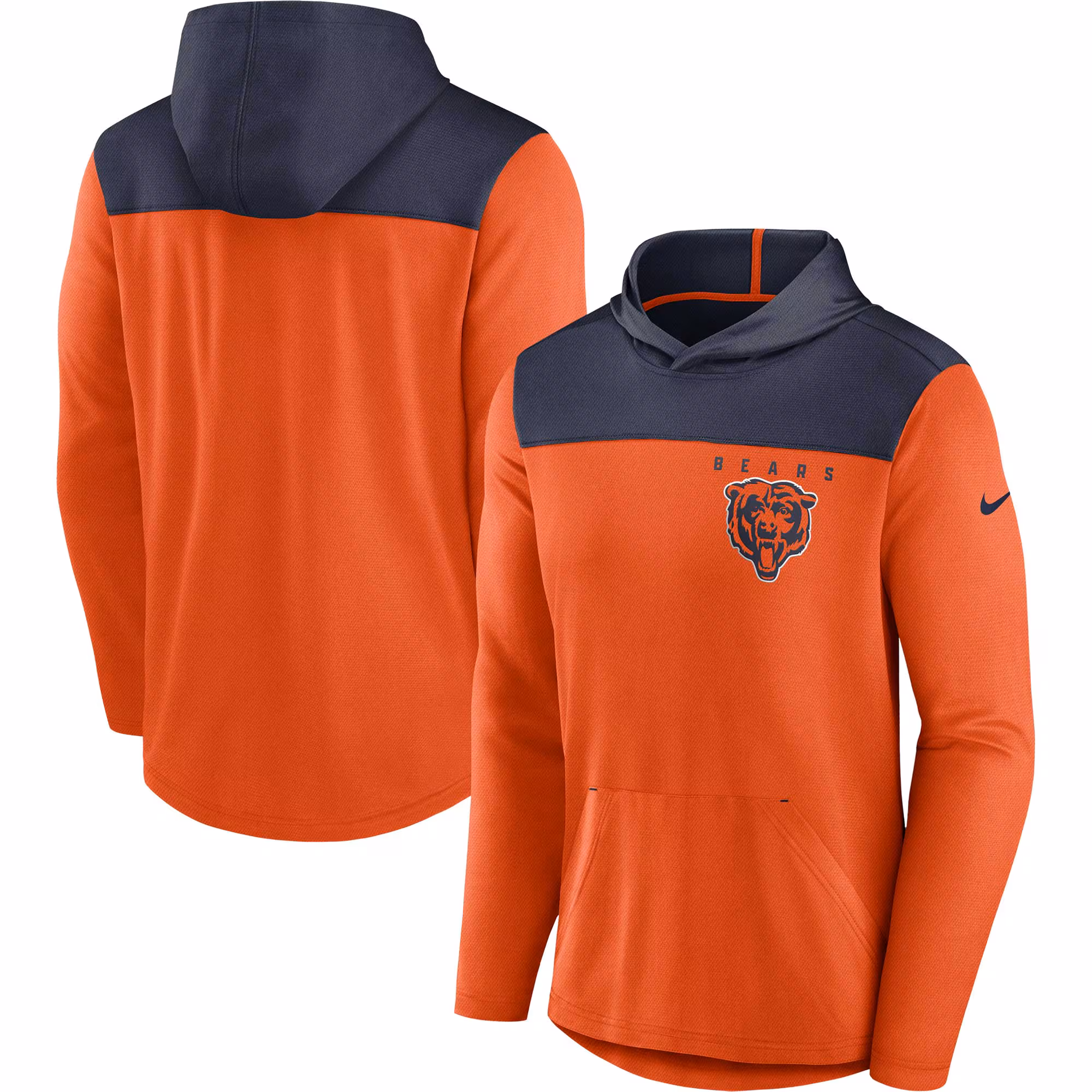 Chicago Bears Fan Gear Pullover Hoodie - Orange