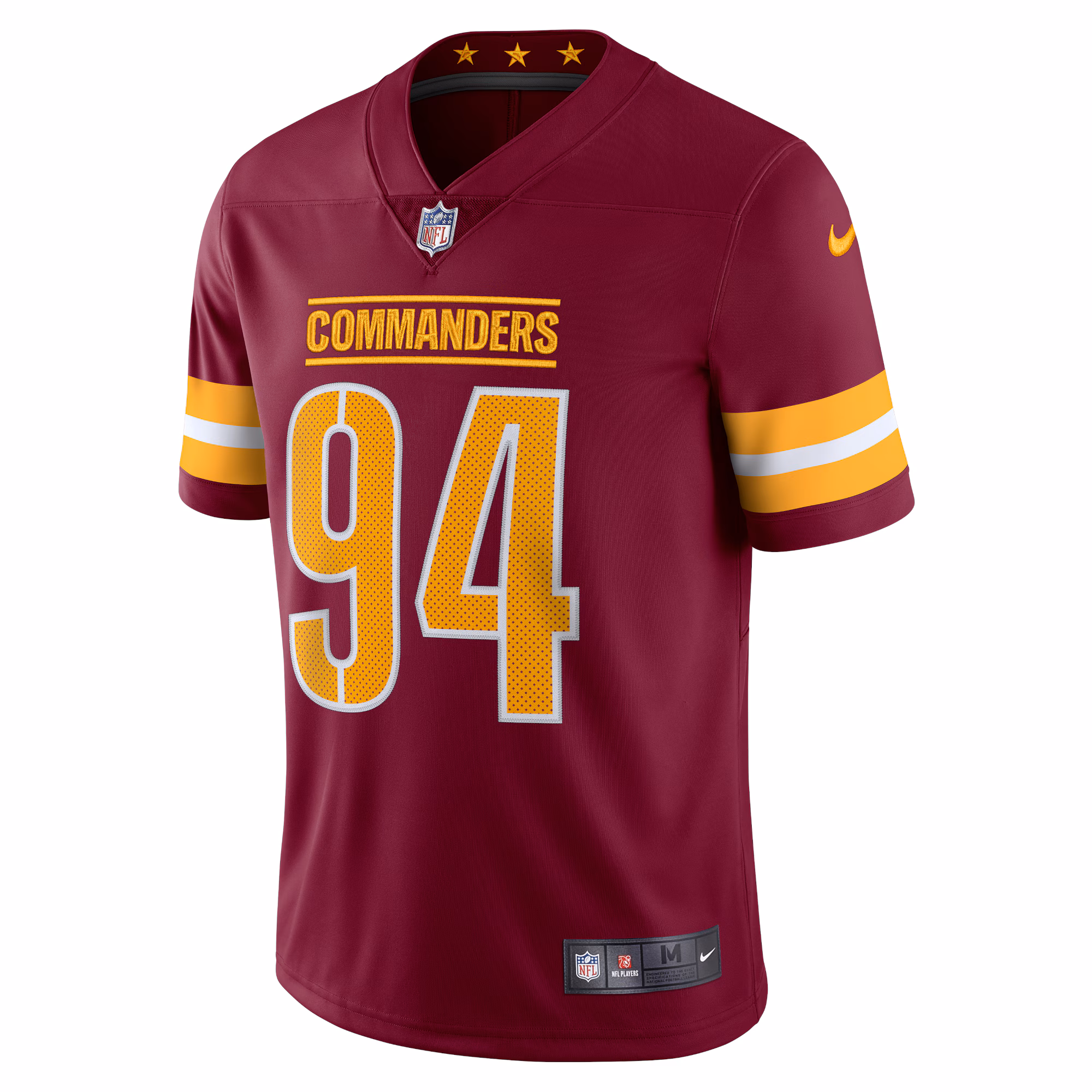 Da'Ron Payne Washington Commanders Vapor Limited Jersey - Burgundy