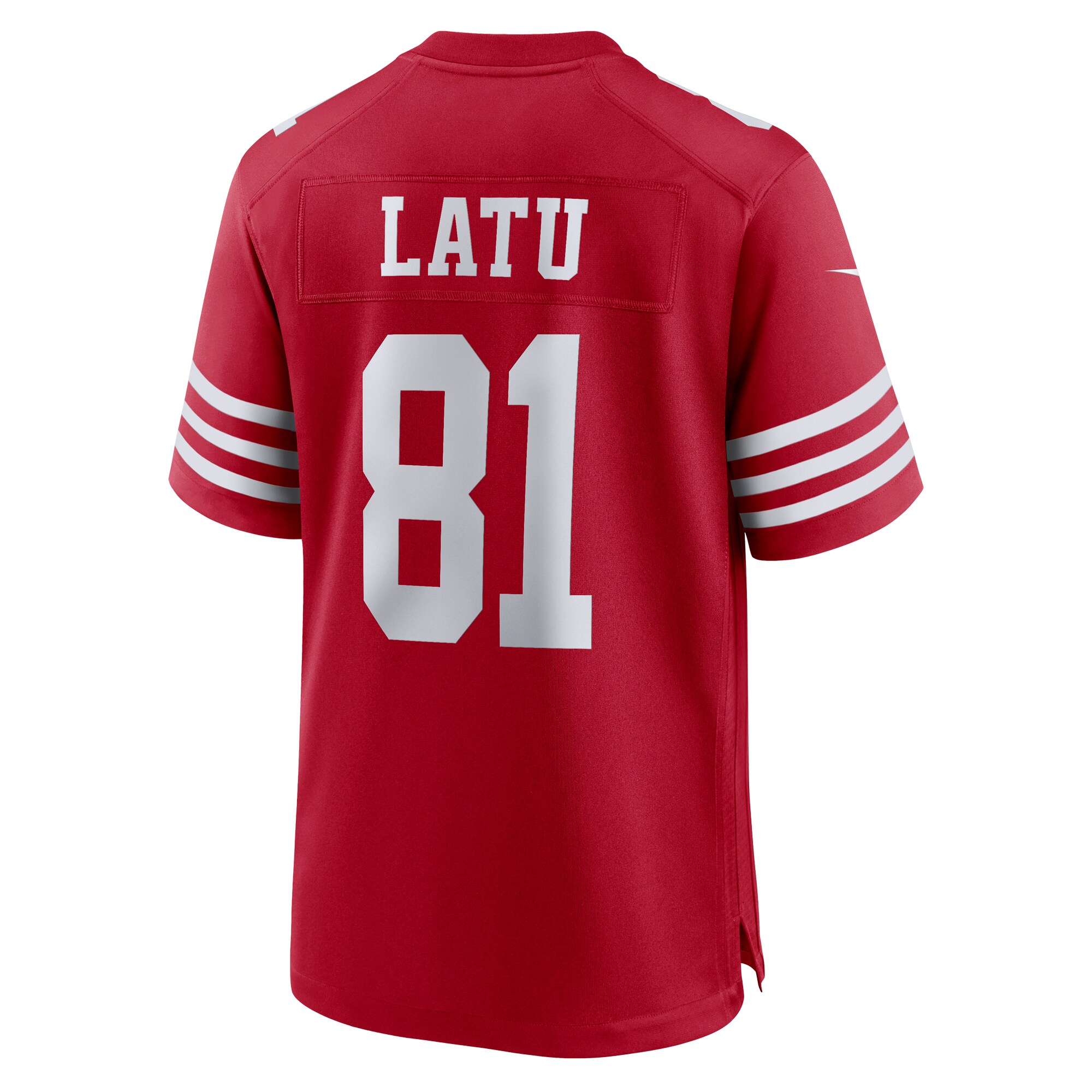 Cameron Latu San Francisco 49ers  Team Game Jersey - Scarlet