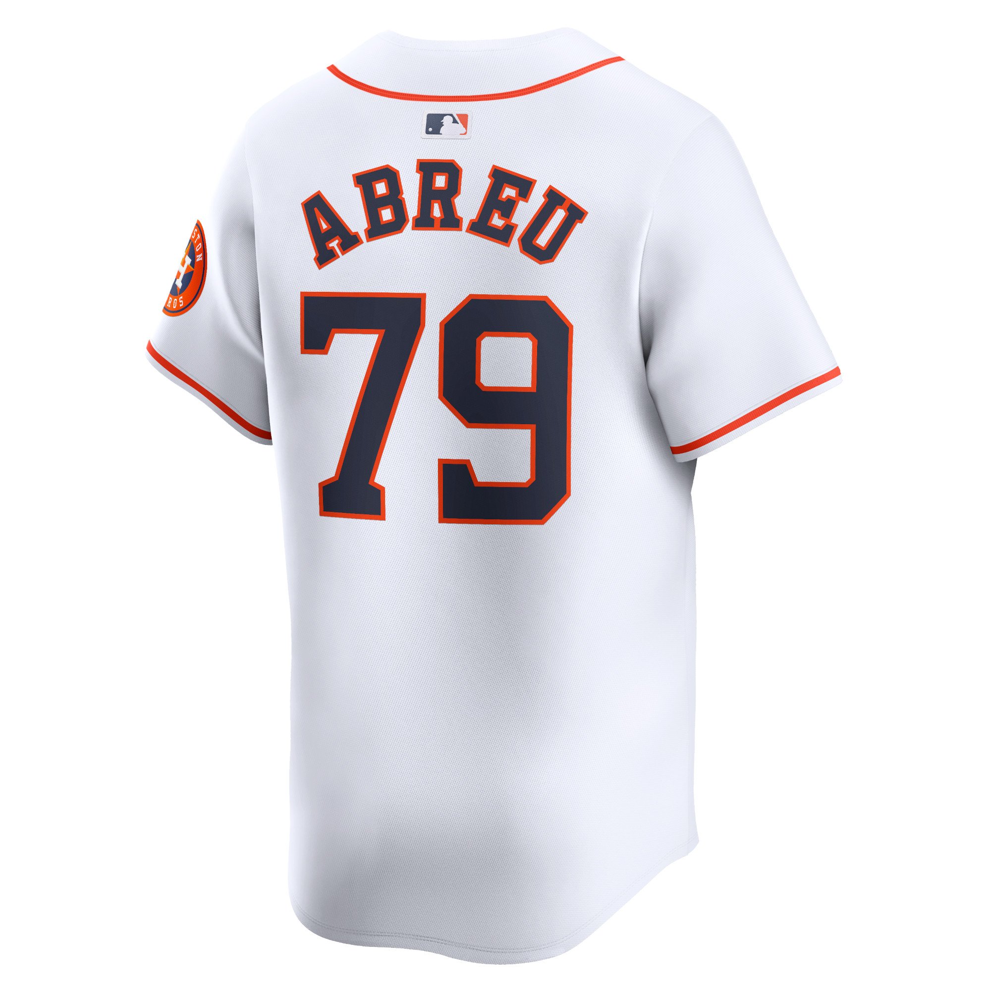 Men's Houston Astros Jose Abreu  White Home Limited Player Jersey