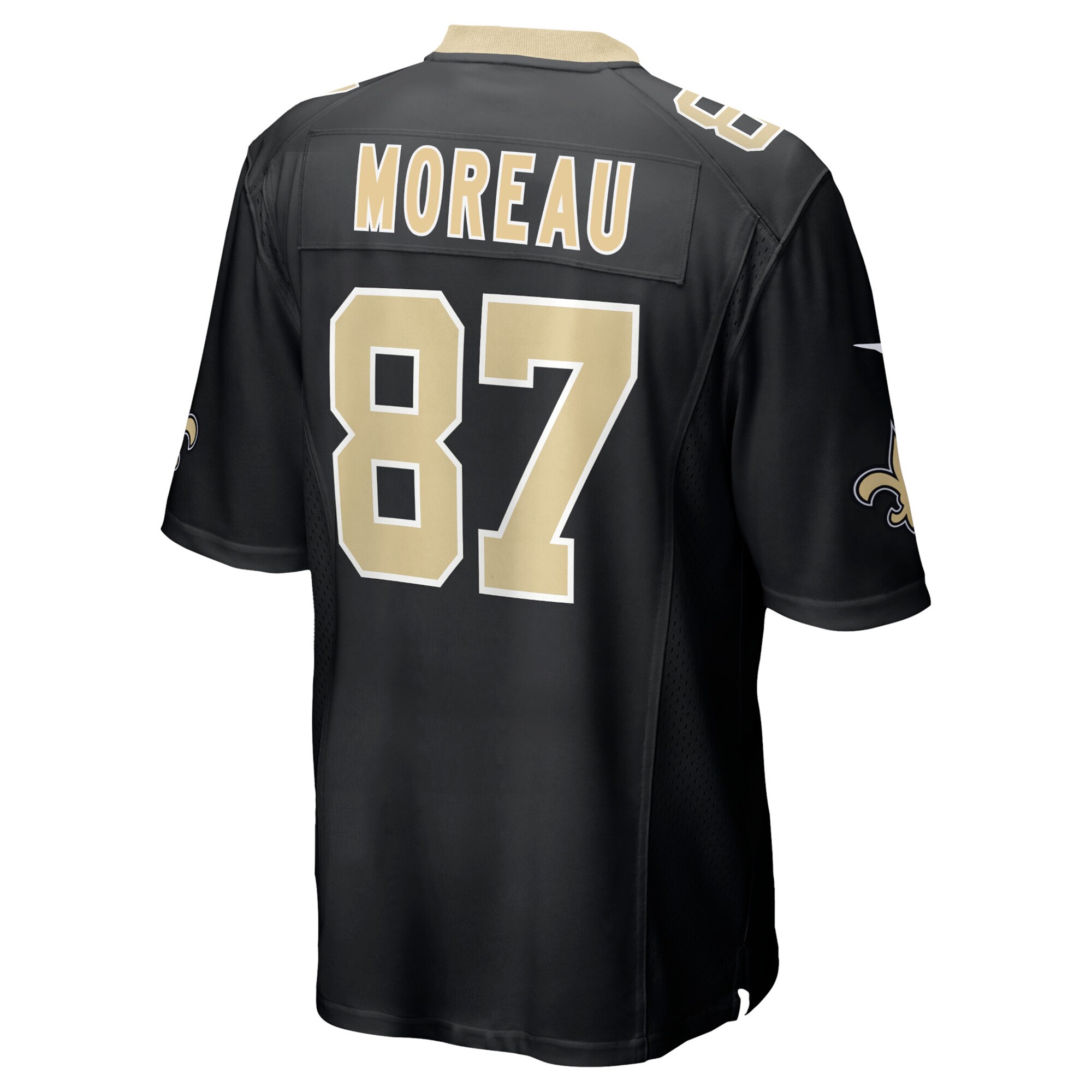 Foster Moreau New Orleans Saints Game Jersey - Black
