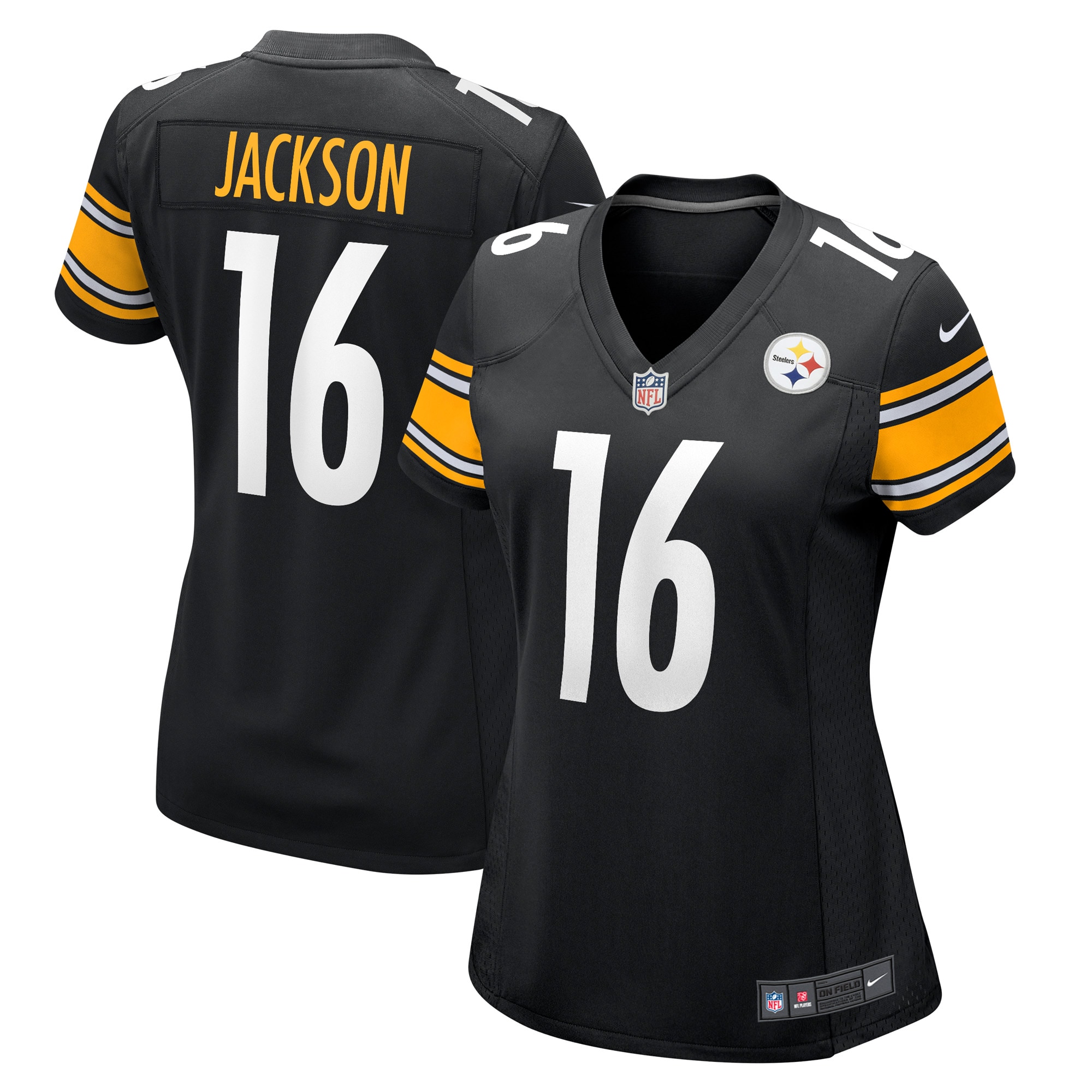 Josh Jackson Pittsburgh Steelers  Women's Game Player Jersey - Black