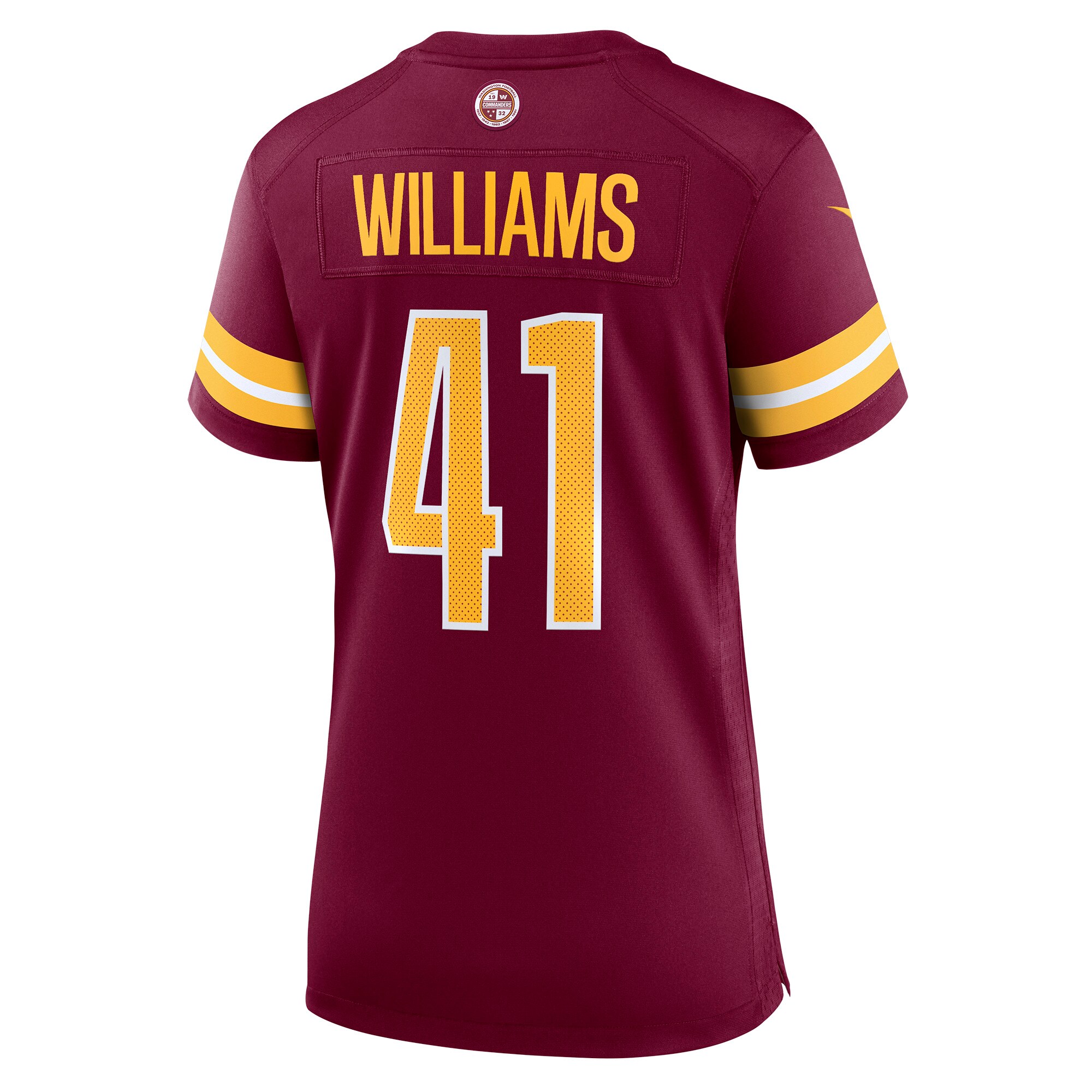 Jonathan Williams Washington Commanders  Women's Game Jersey - Burgundy