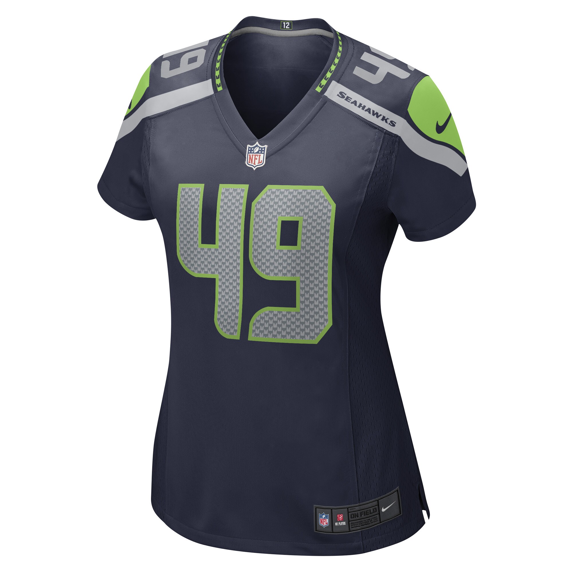 Joshua Onujiogu Seattle Seahawks  Women's Game Player Jersey - College Navy