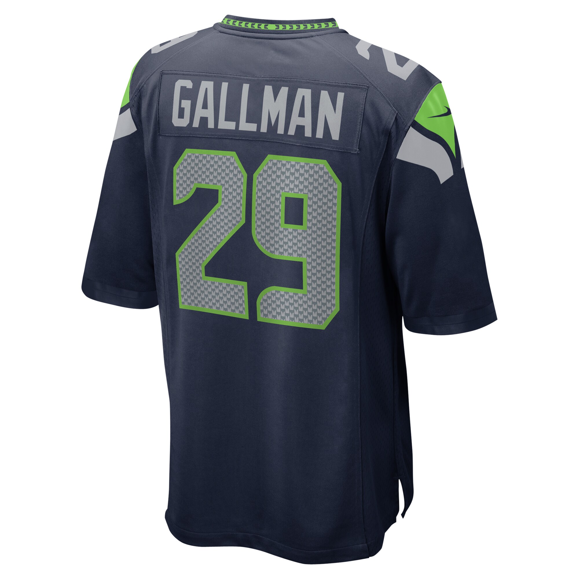 Wayne Gallman Seattle Seahawks  Home Game Player Jersey - College Navy