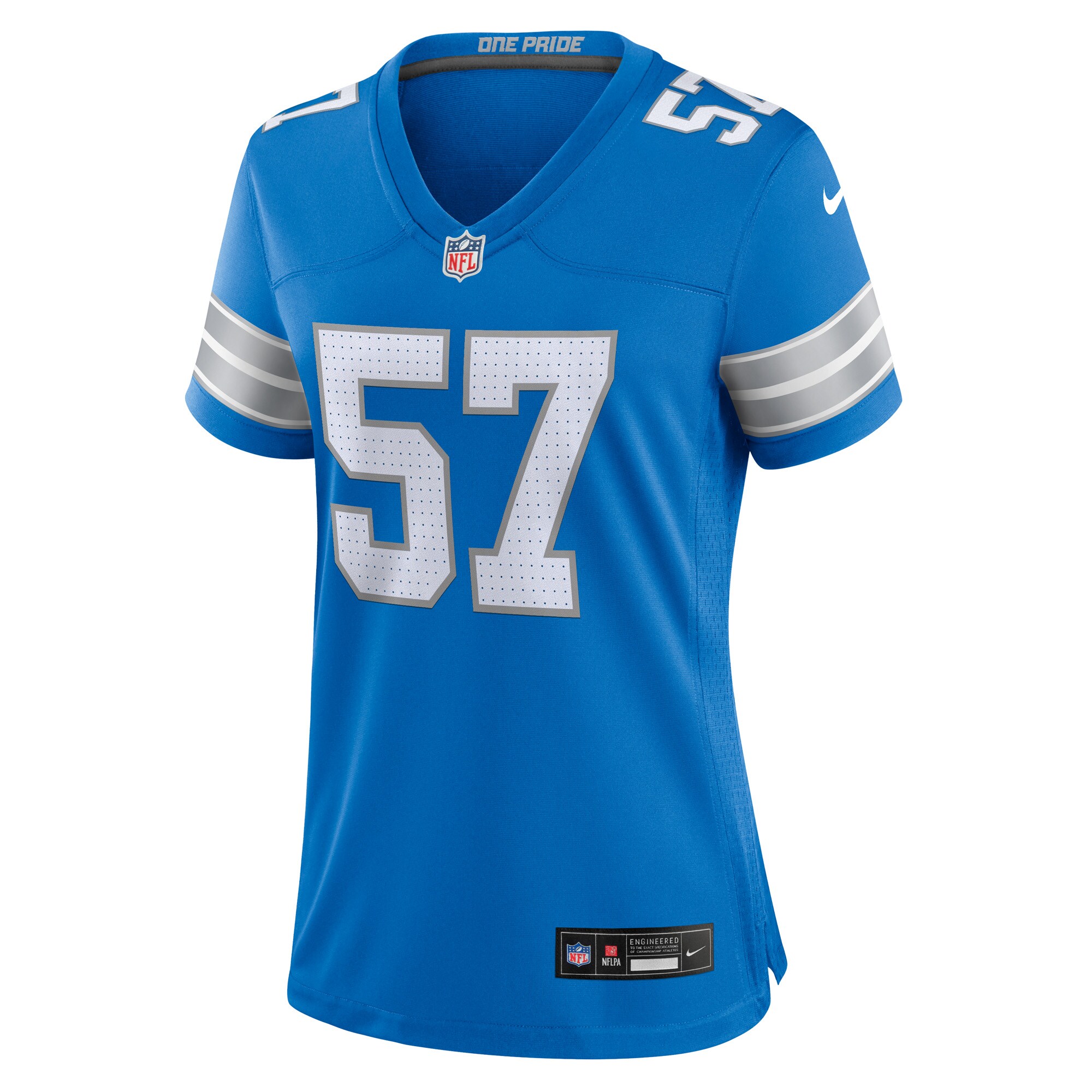 Nate Lynn Detroit Lions Women's Game Jersey -  Blue