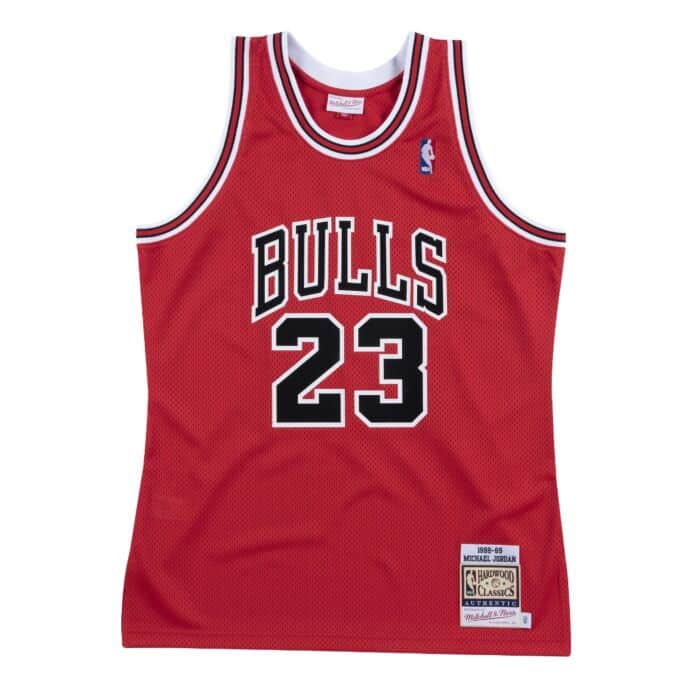 Authentic Jersey Chicago Bulls 1988-89 Michael