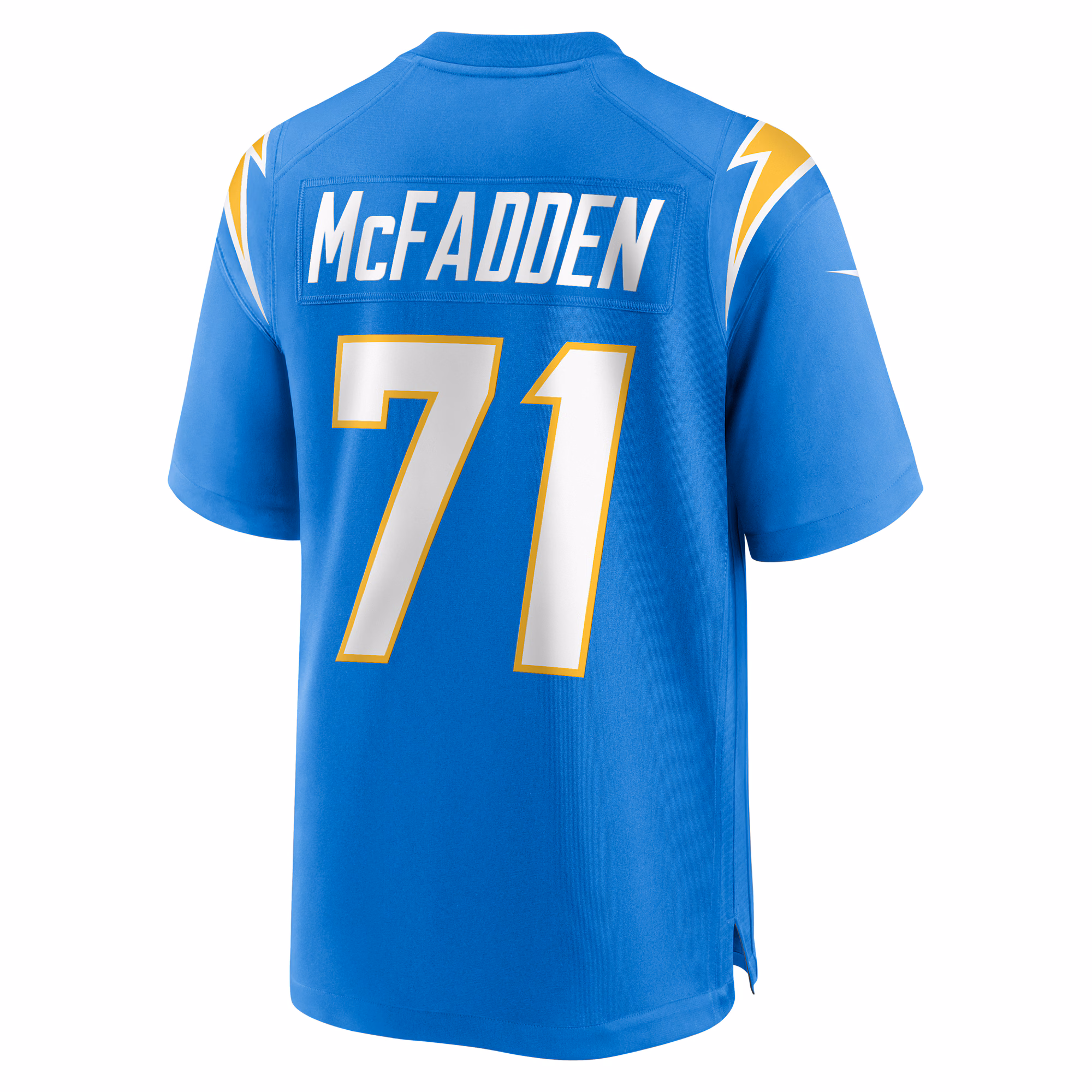 McFadden Los Angeles Chargers Team Game Jersey - Powder Blue