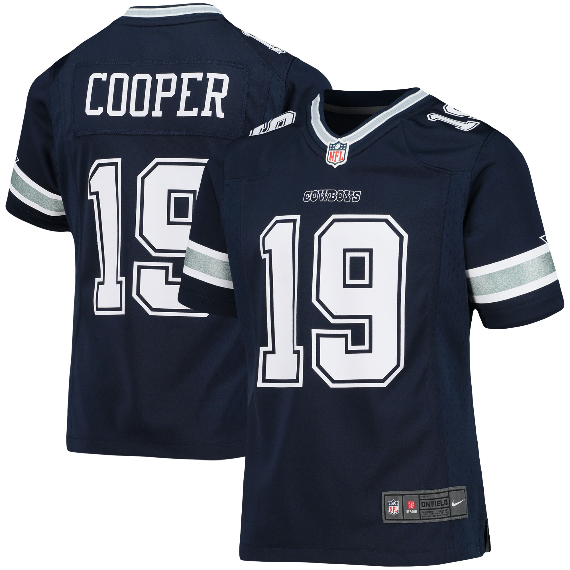 Amari Cooper Dallas Cowboys  Girls Youth Game Jersey - Navy