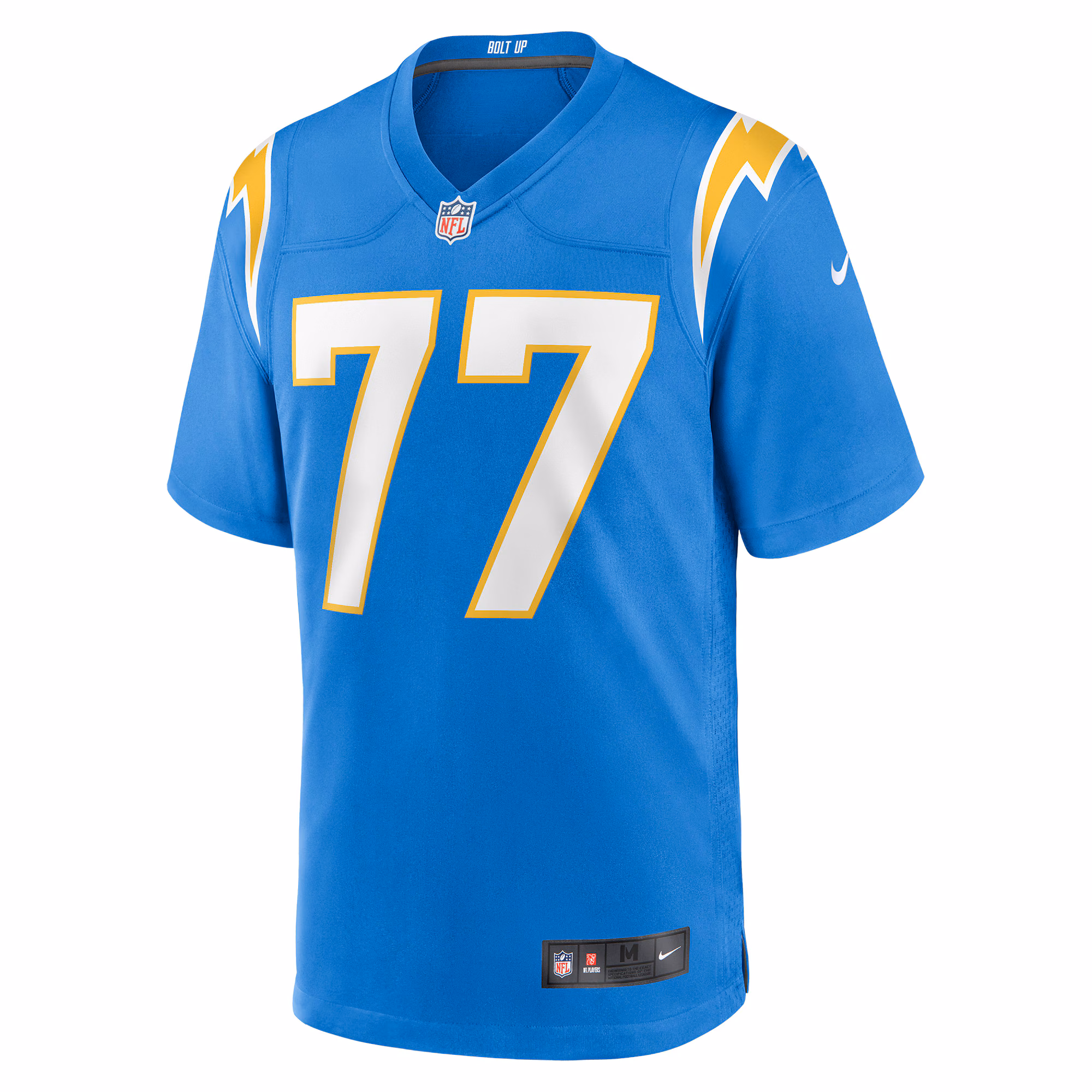 Zion Johnson Los Angeles Chargers Player Game Jersey - Powder Blue