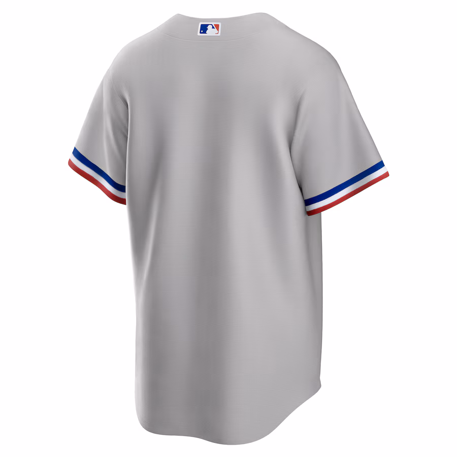 Men's Texas Rangers Gray Road Replica Team Jersey