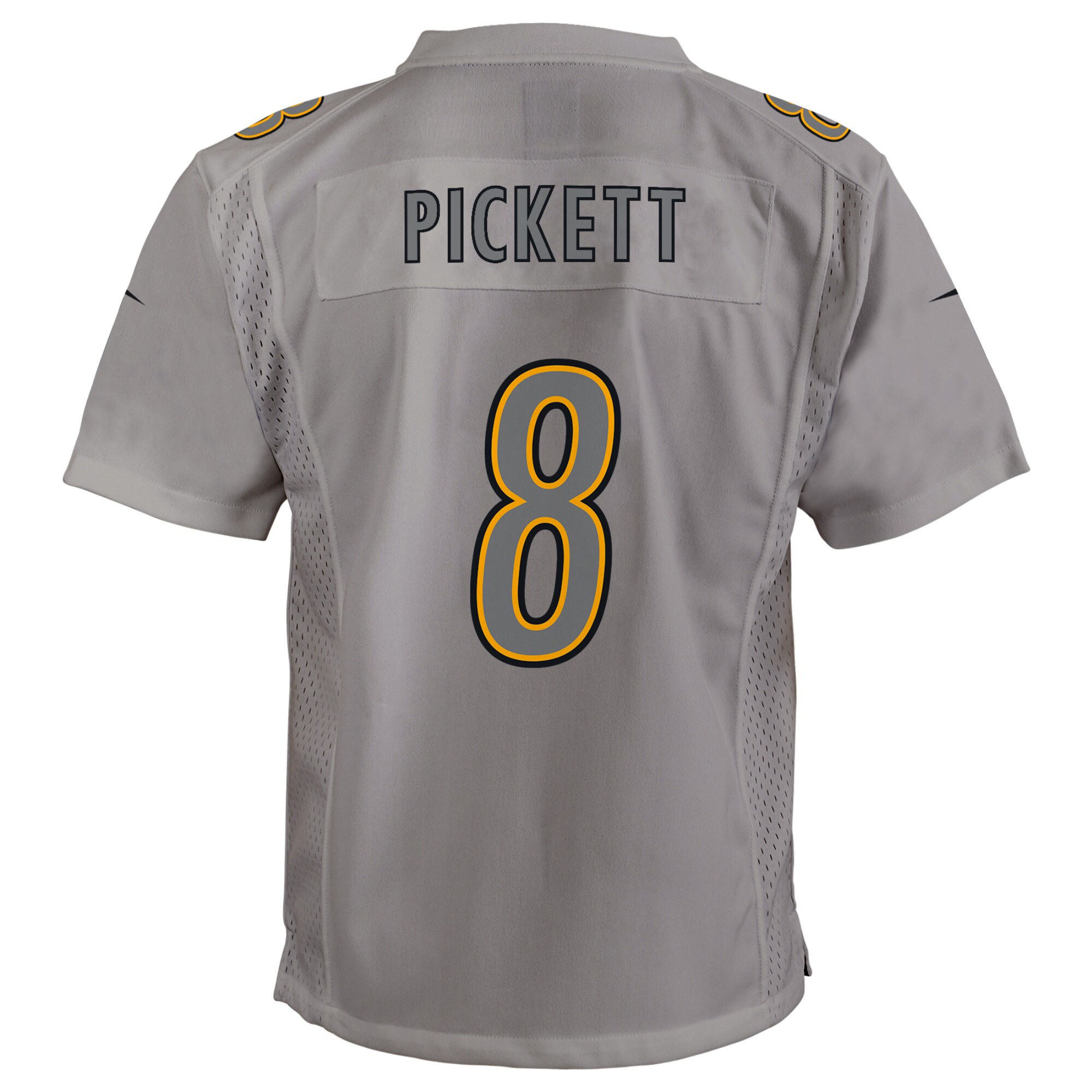 Kenny Pickett Pittsburgh Steelers Youth Atmosphere Game Jersey - Gray