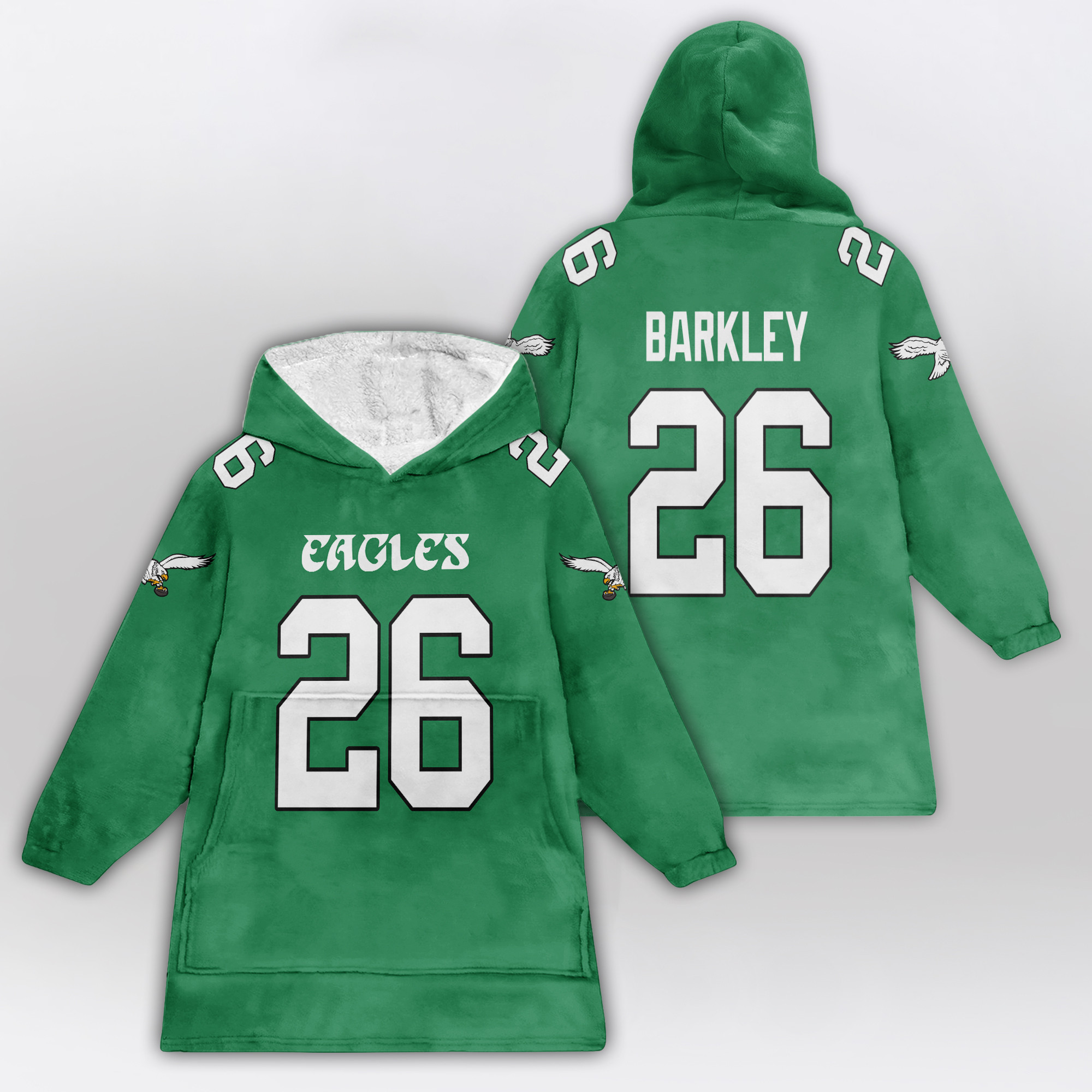 Adult S.B 26 Philadelphia Football Unisex Blanket Hoodie