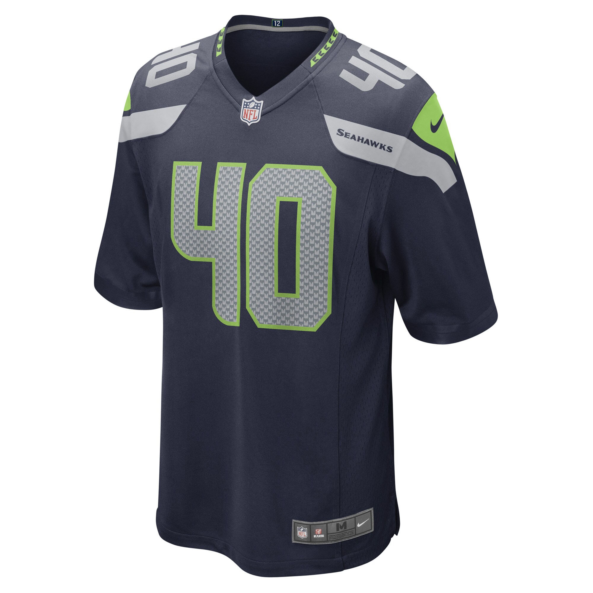 Darryl Johnson Seattle Seahawks  Game Player Jersey - College Navy