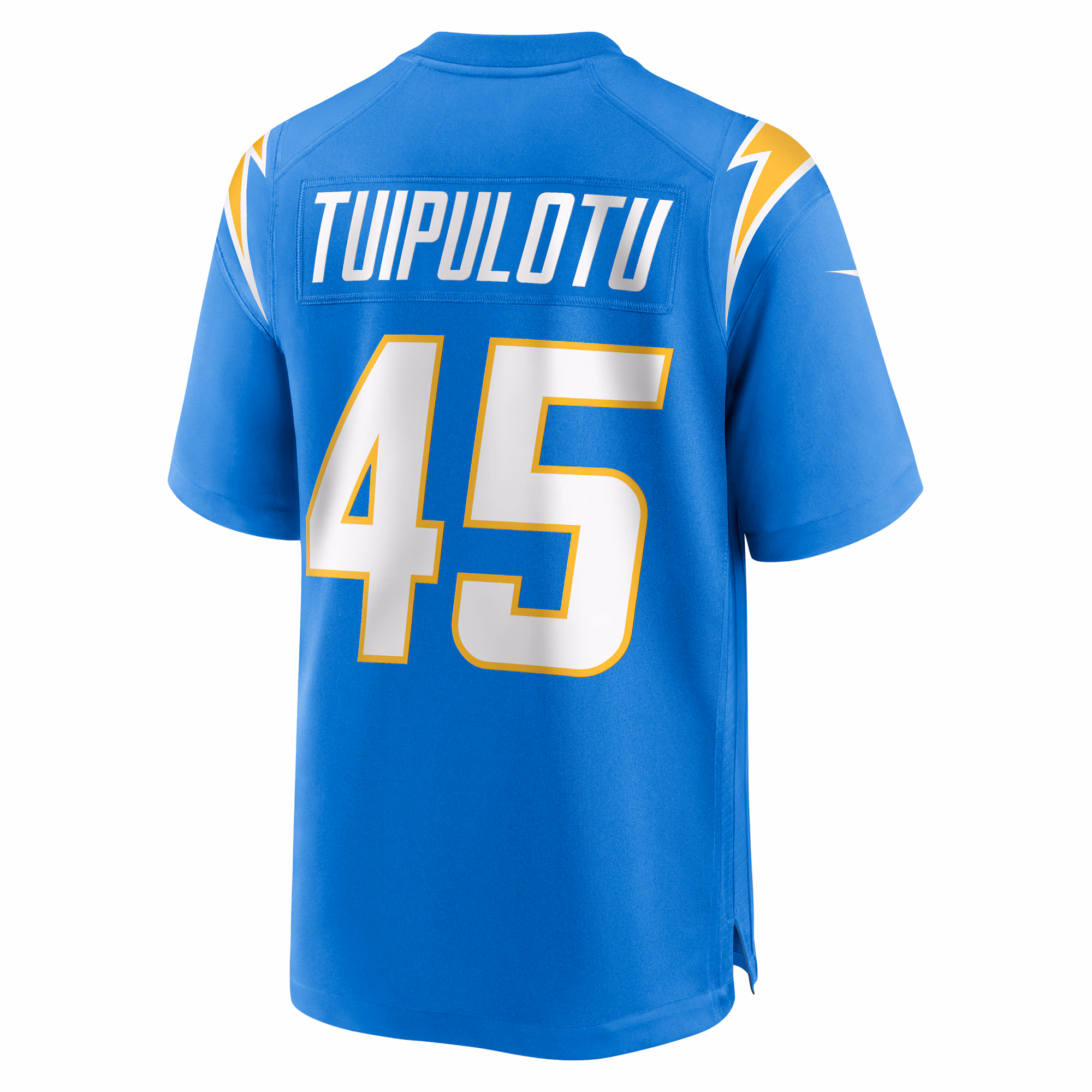 Tuli Tuipulotu Los Angeles Chargers Team Game Jersey - Powder Blue