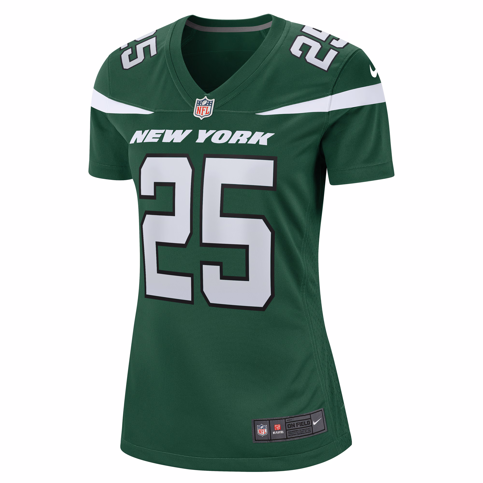 Israel Abanikanda New York Jets Women's  Game Jersey - Gotham Green