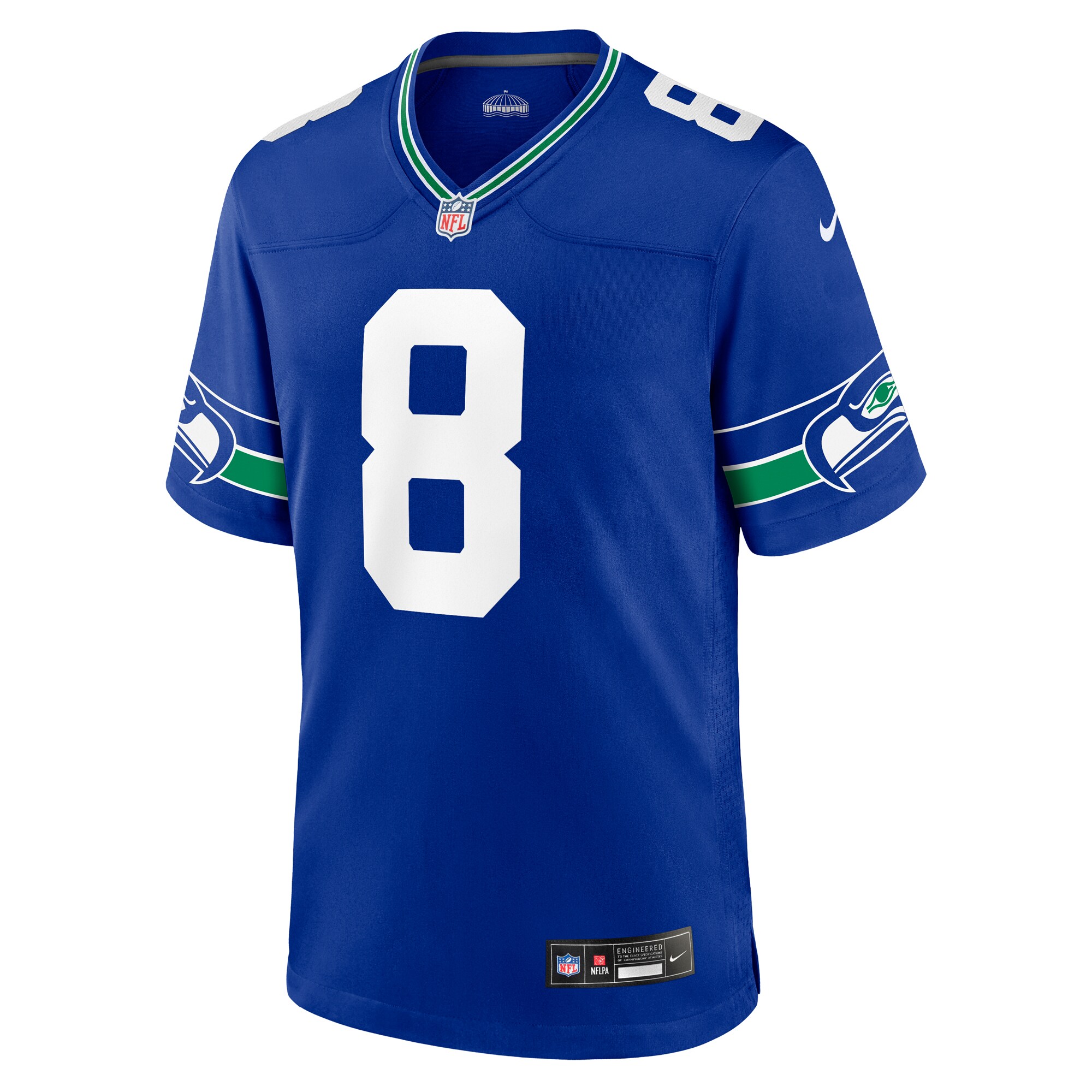 Coby Bryant Seattle Seahawks Throwback Player Game Jersey - Royal
