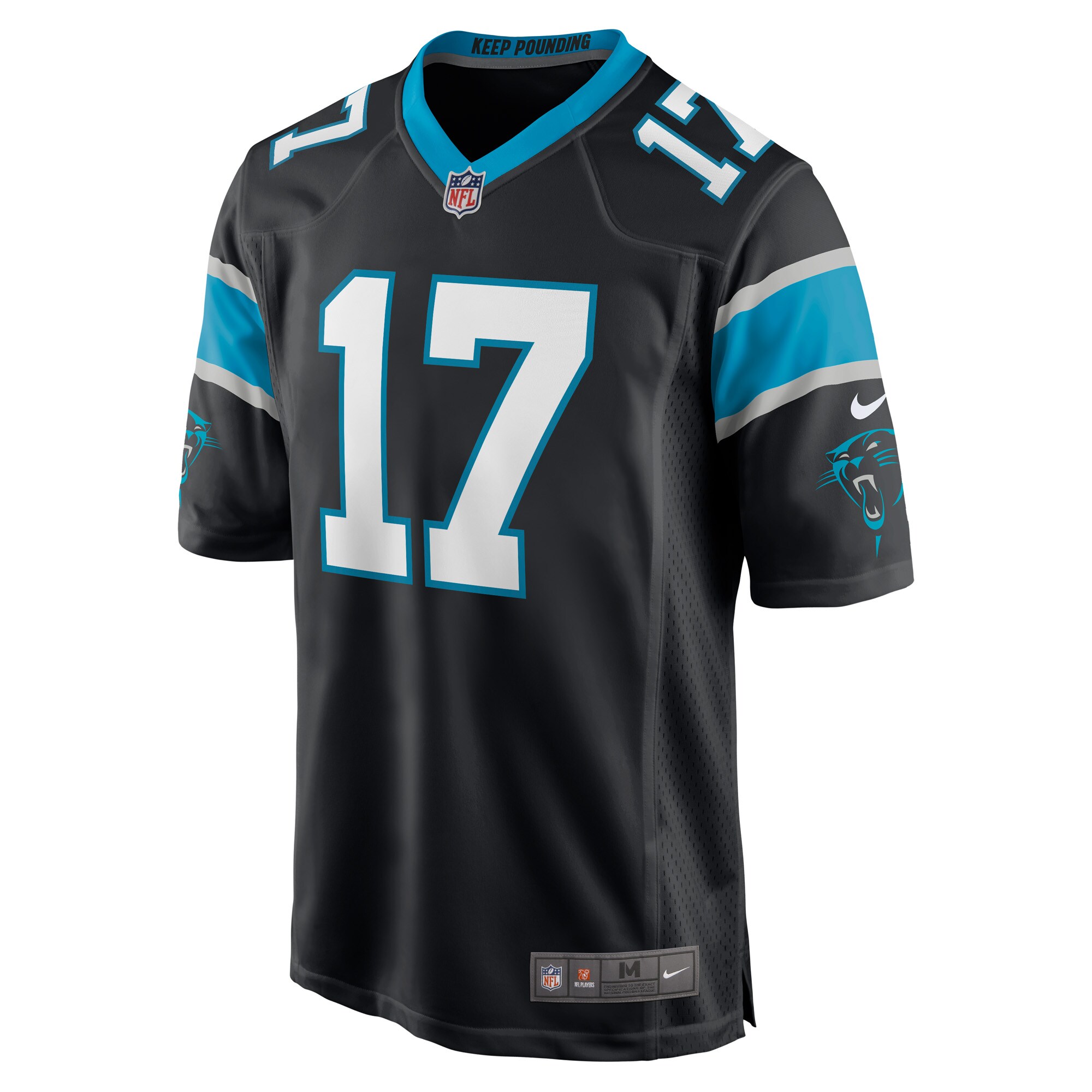 Rashard Higgins Carolina Panthers  Game Player Jersey - Black