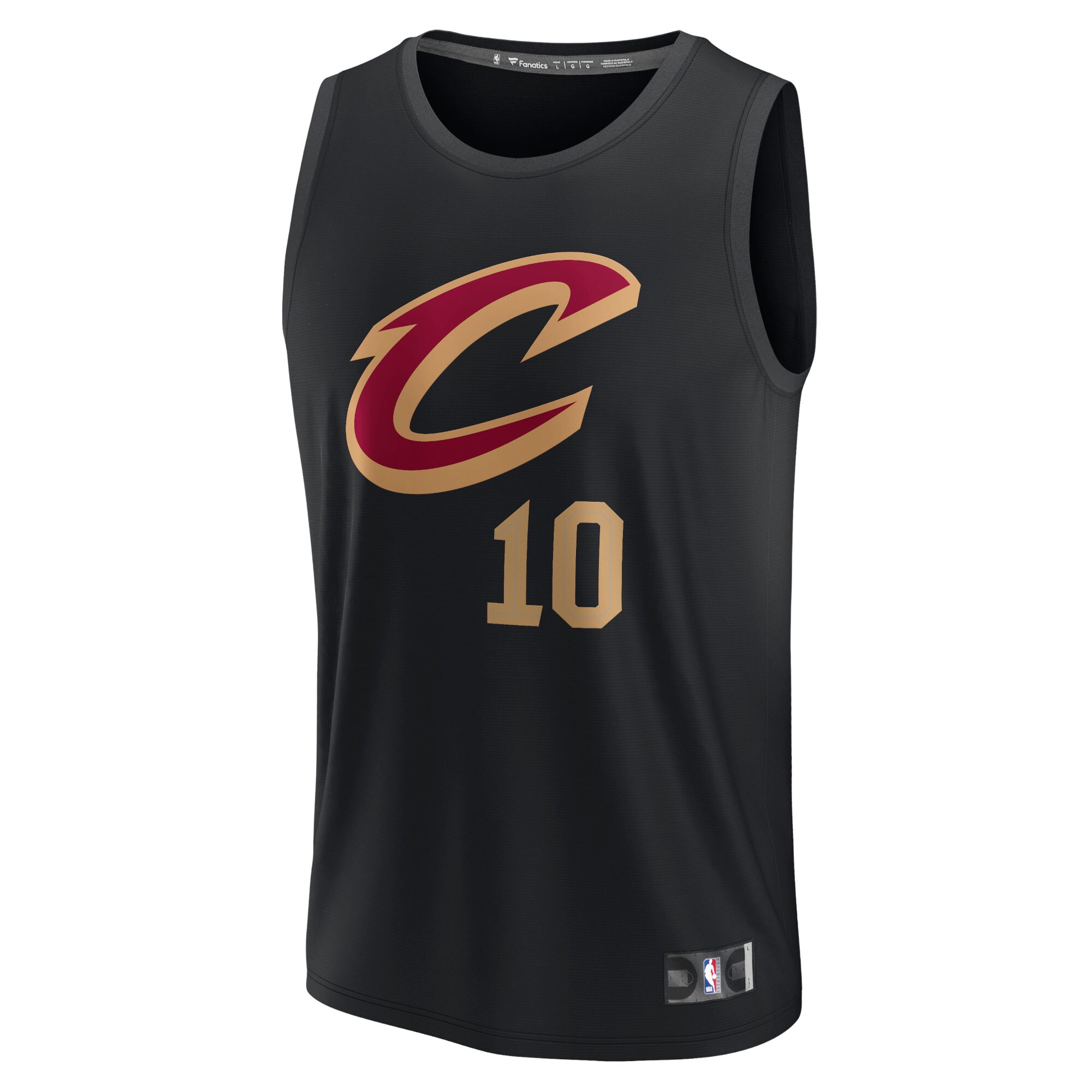 Darius Garland Cleveland Cavaliers  Fast Break Replica Player Jersey - Statement Edition - Black
