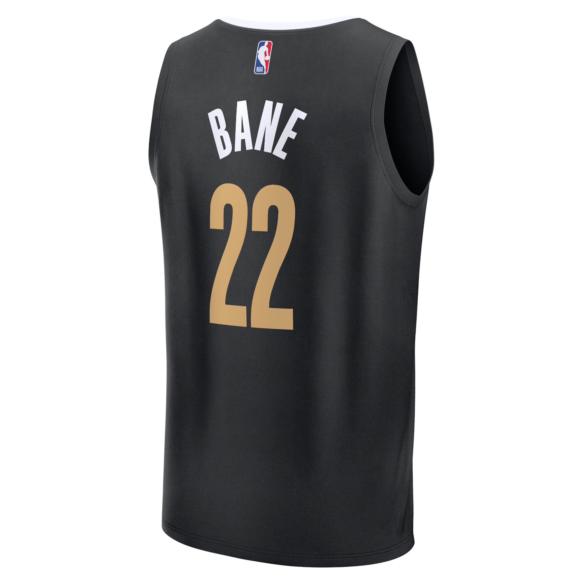 Unisex Memphis Grizzlies Desmond Bane  Black 2023/24 Fast Break Jersey - City Edition