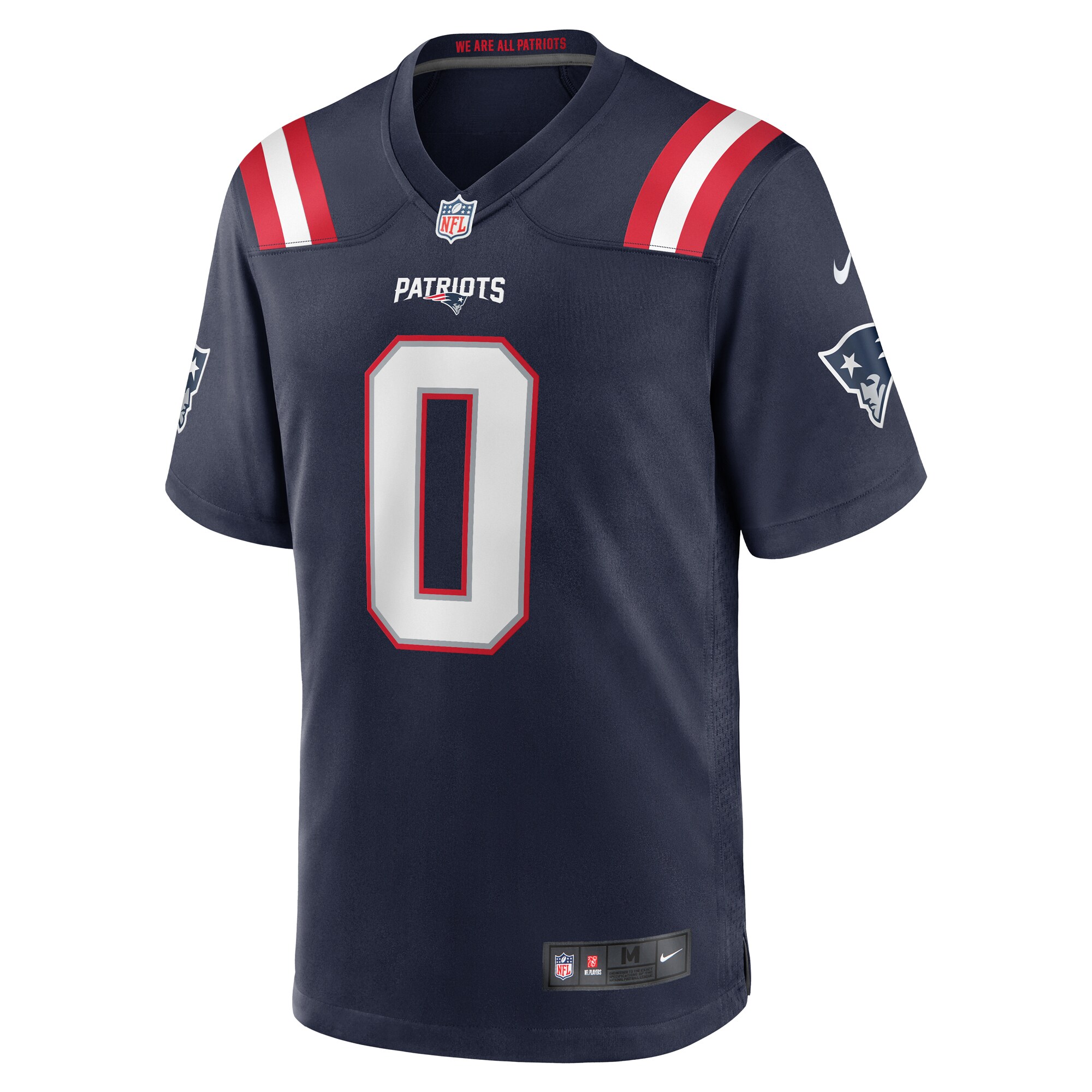 Christian Gonzalez New England Patriots Team Game Jersey -  Navy