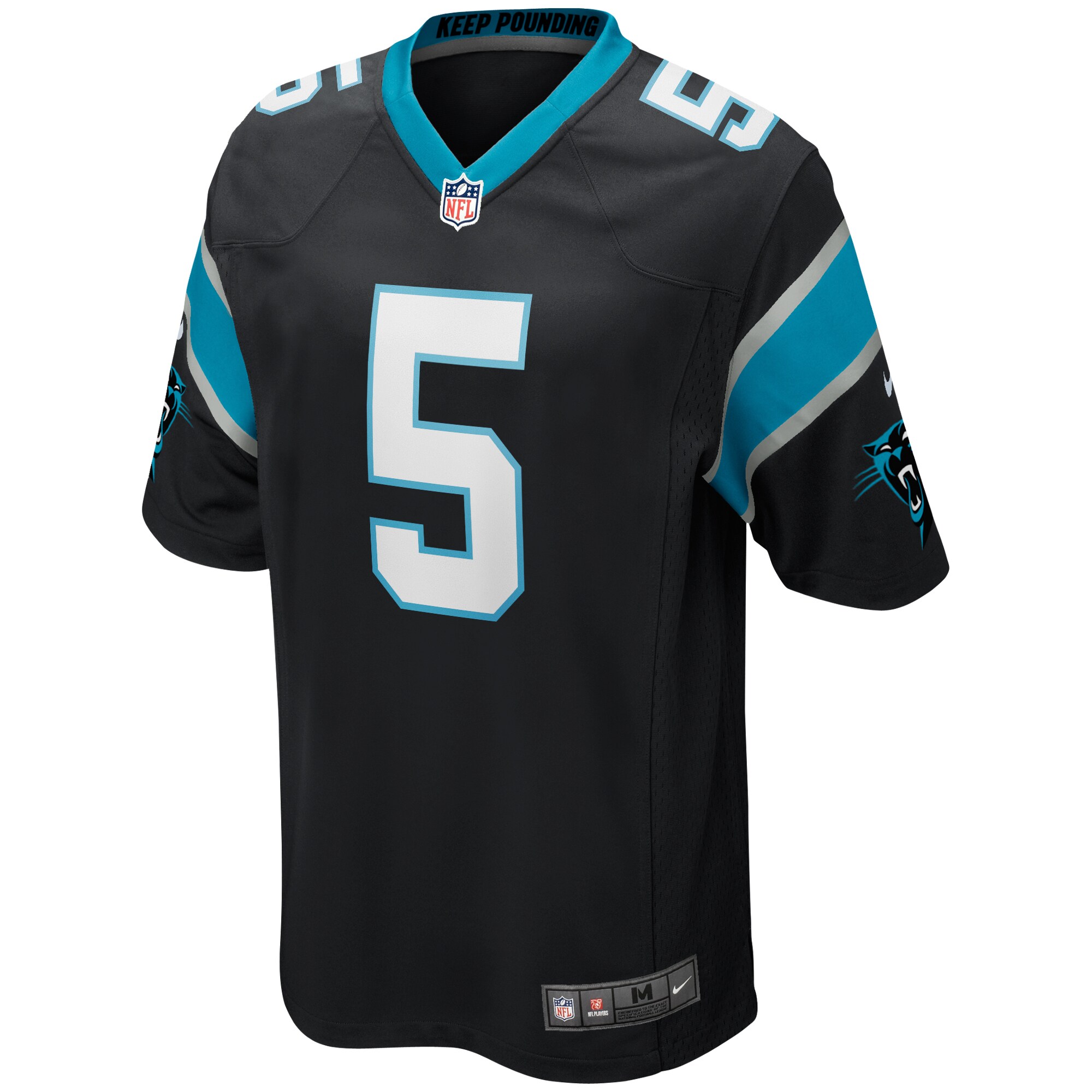 Teddy Bridgewater Carolina Panthers Game Player Jersey - Black