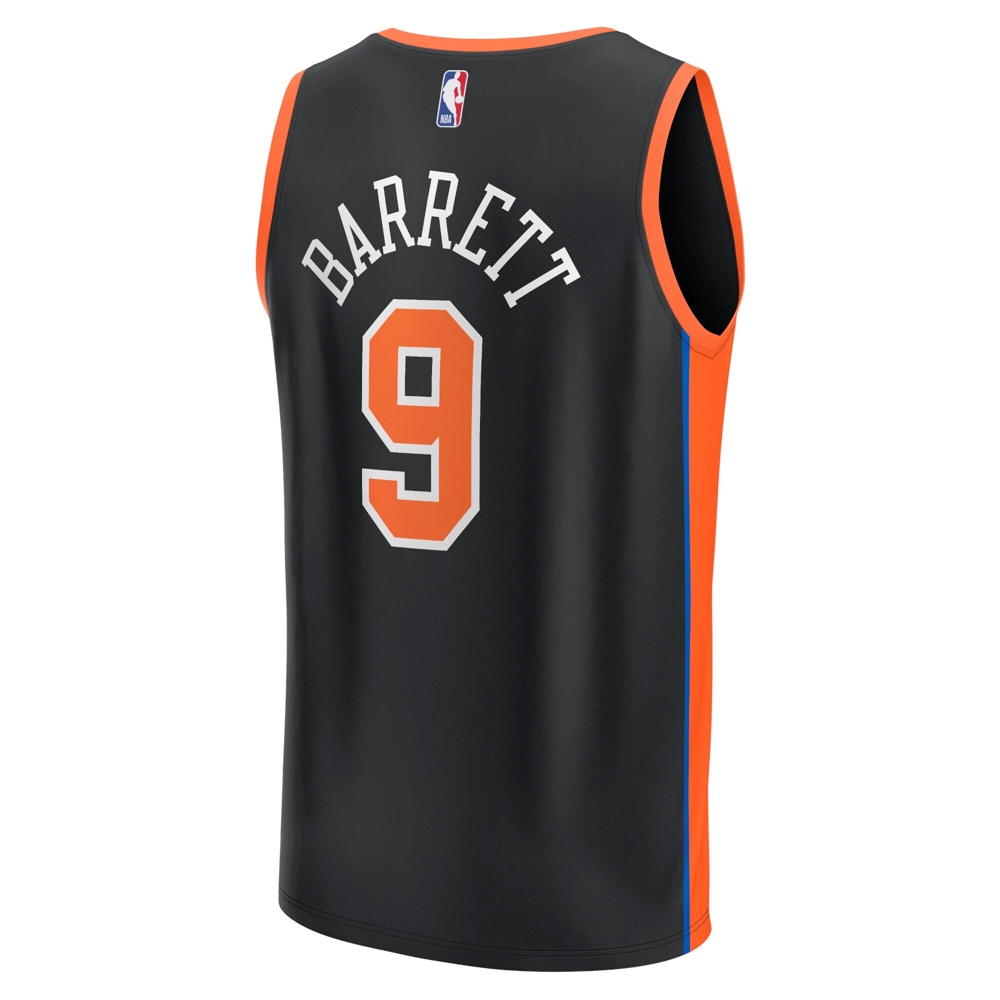 RJ Barrett New York Knicks  2022/23 Fastbreak Jersey - City Edition - Black