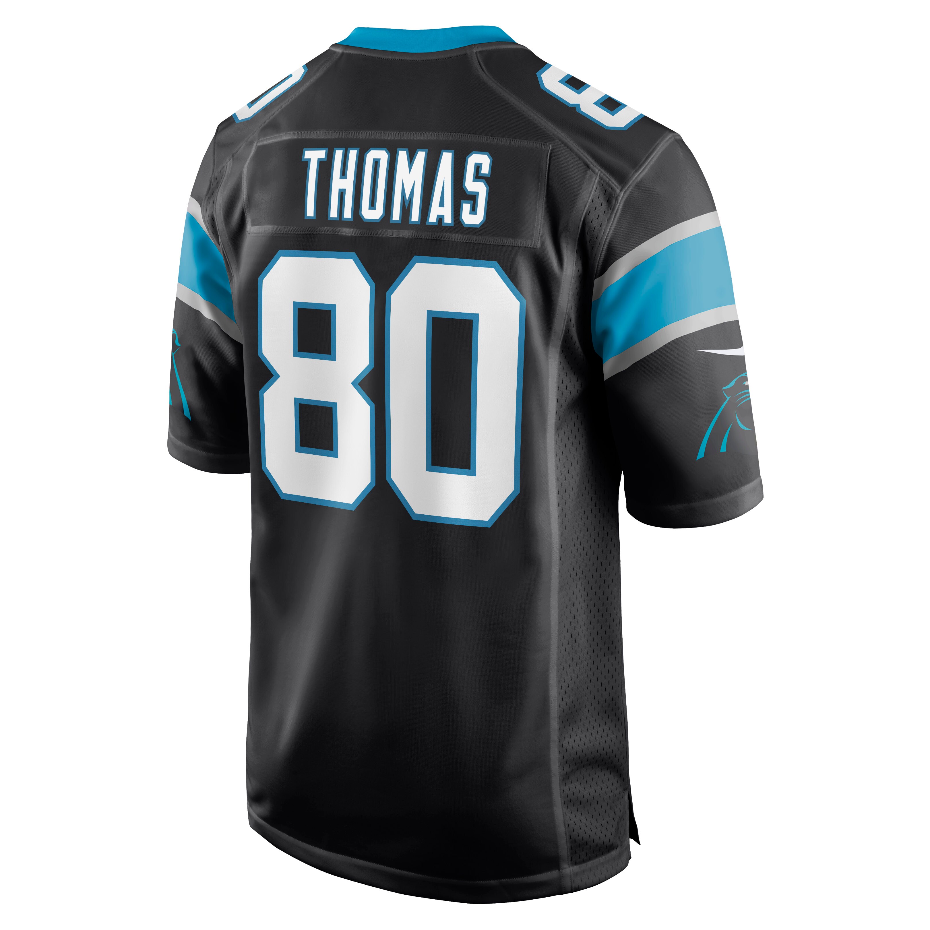 Ian Thomas Carolina Panthers  Game Jersey - Black