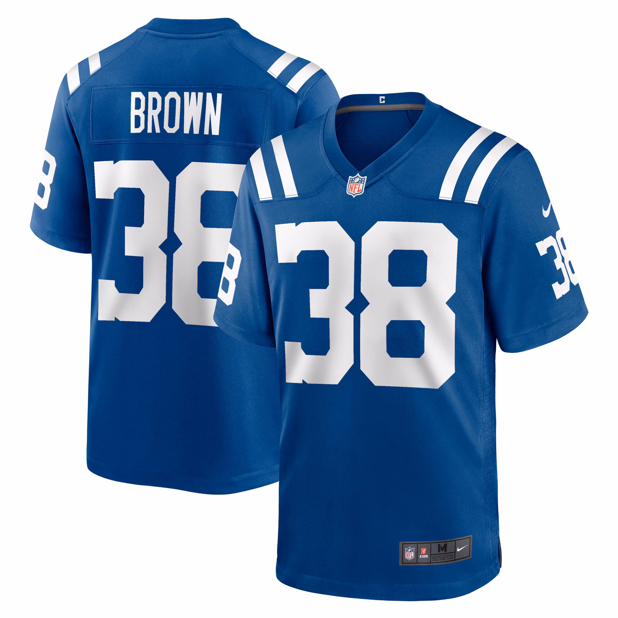 Pharaoh Brown Indianapolis Colts Game Player Jersey - Royal