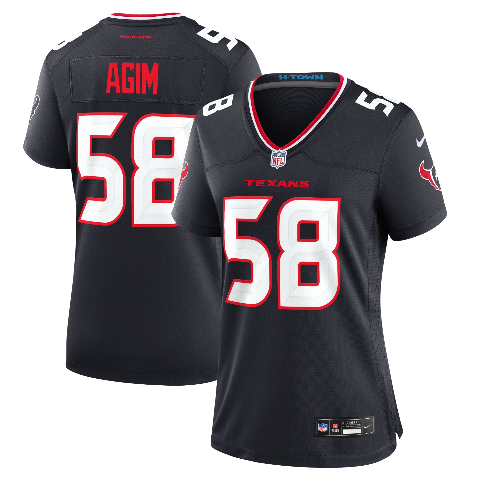 McTelvin Agim Houston Texans Women's Team Game Jersey -  Navy