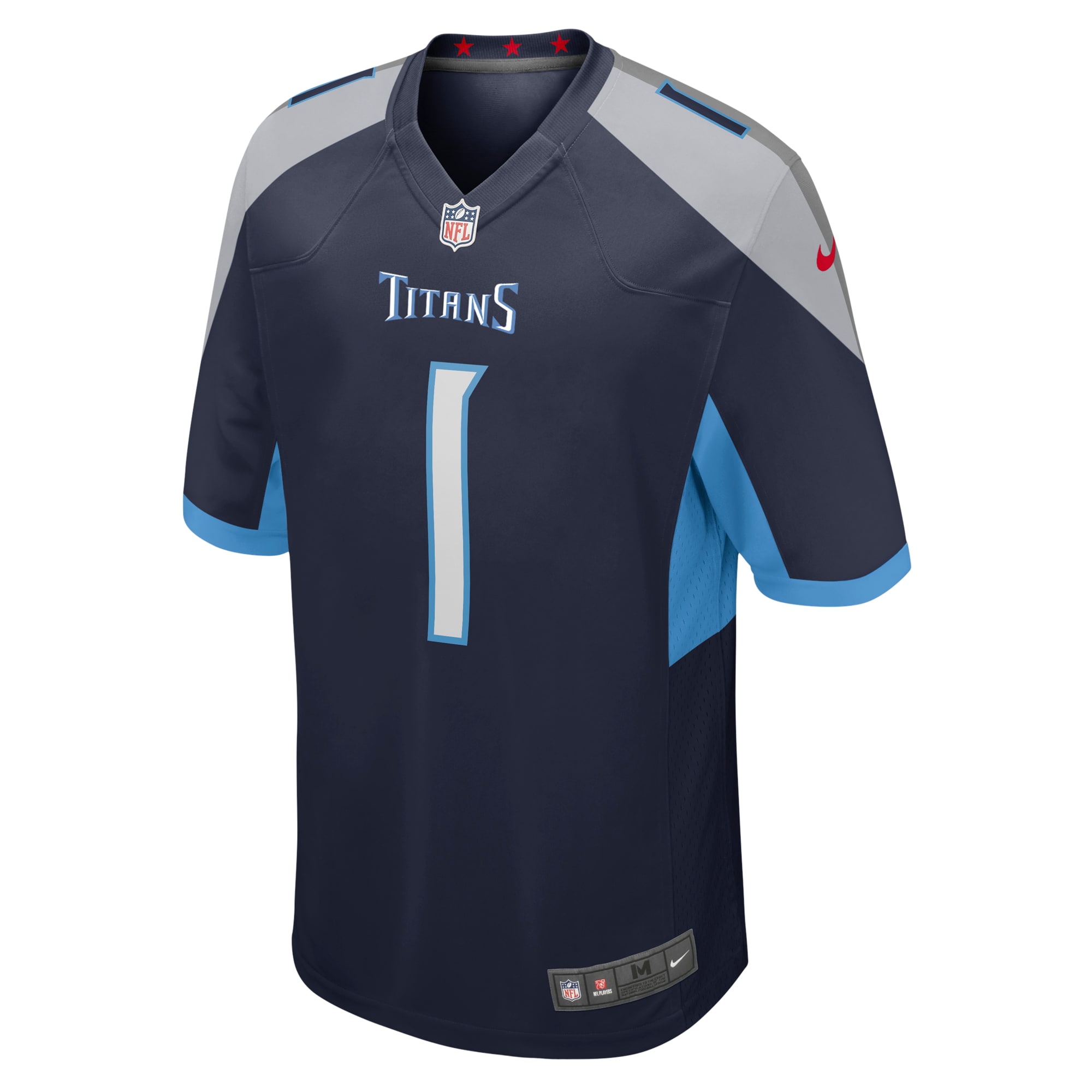 Number 1 Dad Tennessee Titans Game Jersey - Navy