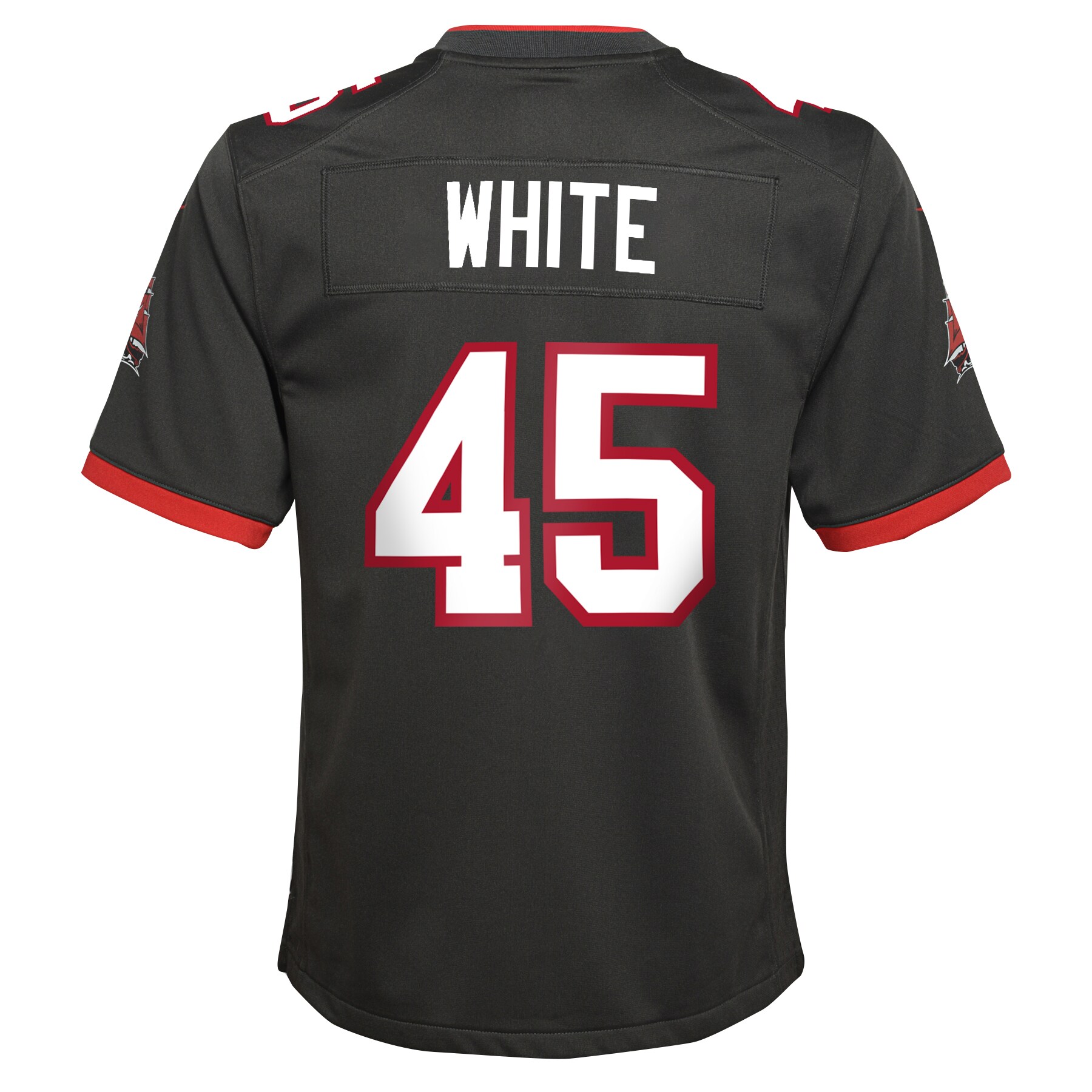 Devin White Tampa Bay Buccaneers  Youth Alternate Game Jersey - Pewter