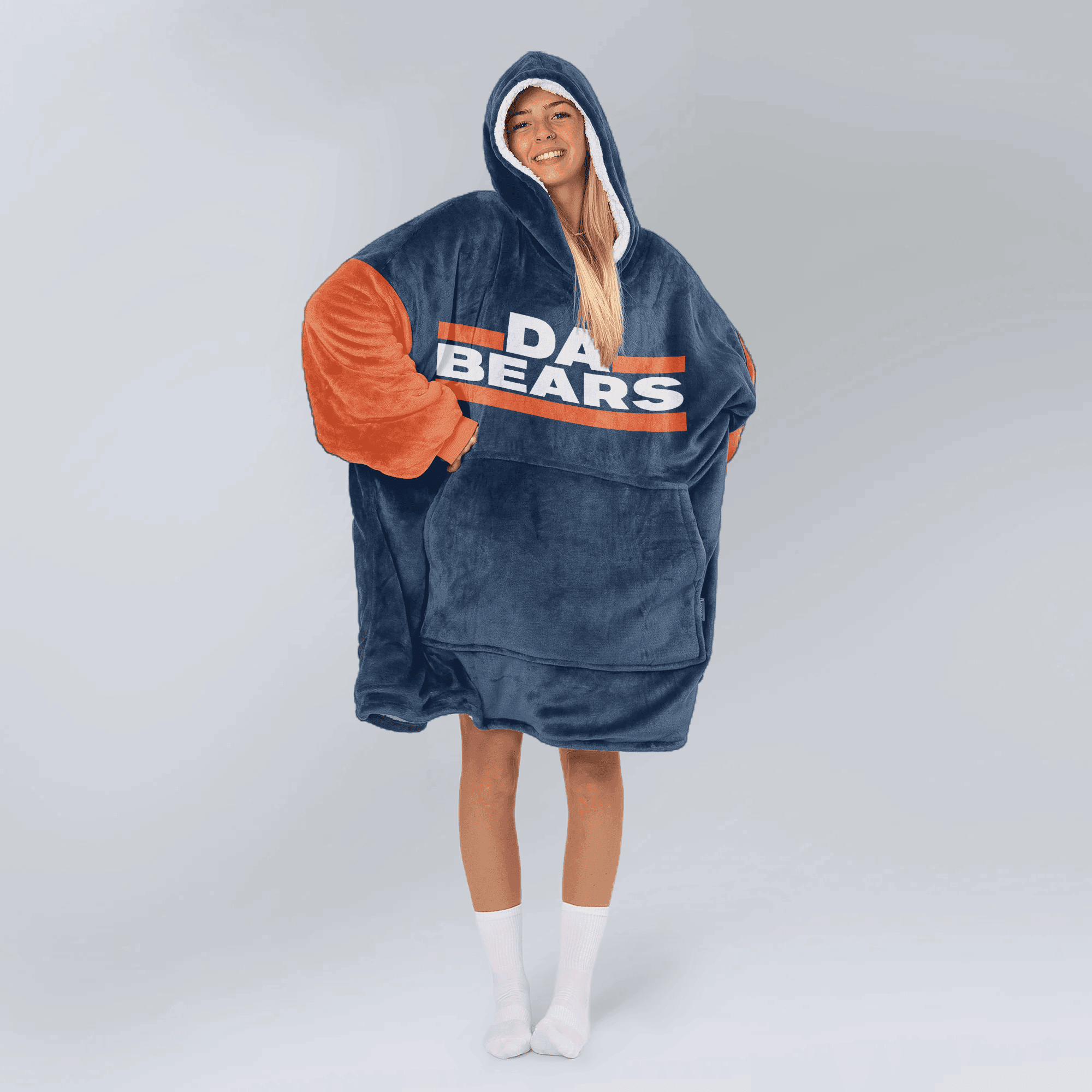 Da Bears Chicago Blanket Hoodie